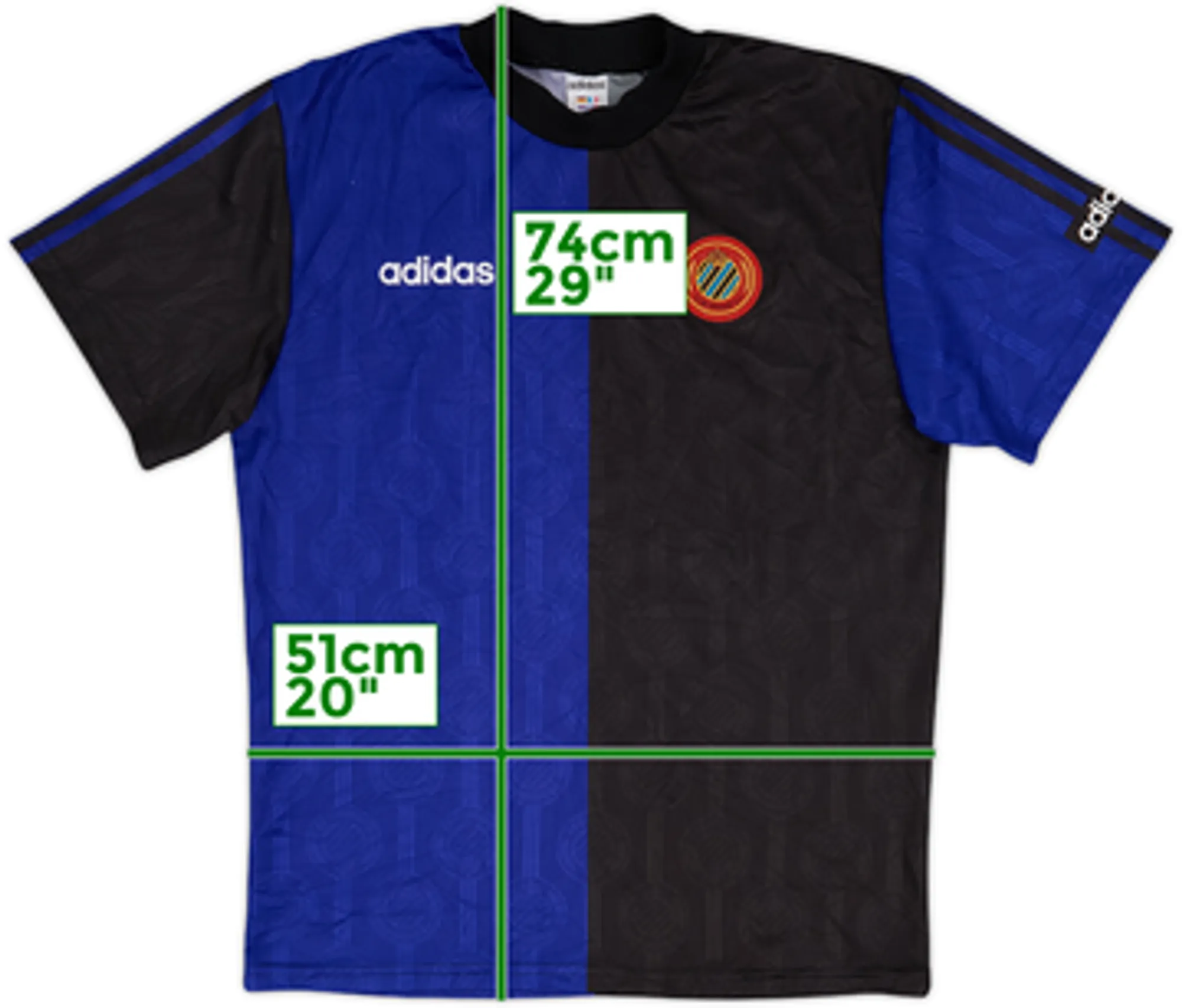 1995-96 Club Brugge adidas Training Shirt - 8/10 - (S)