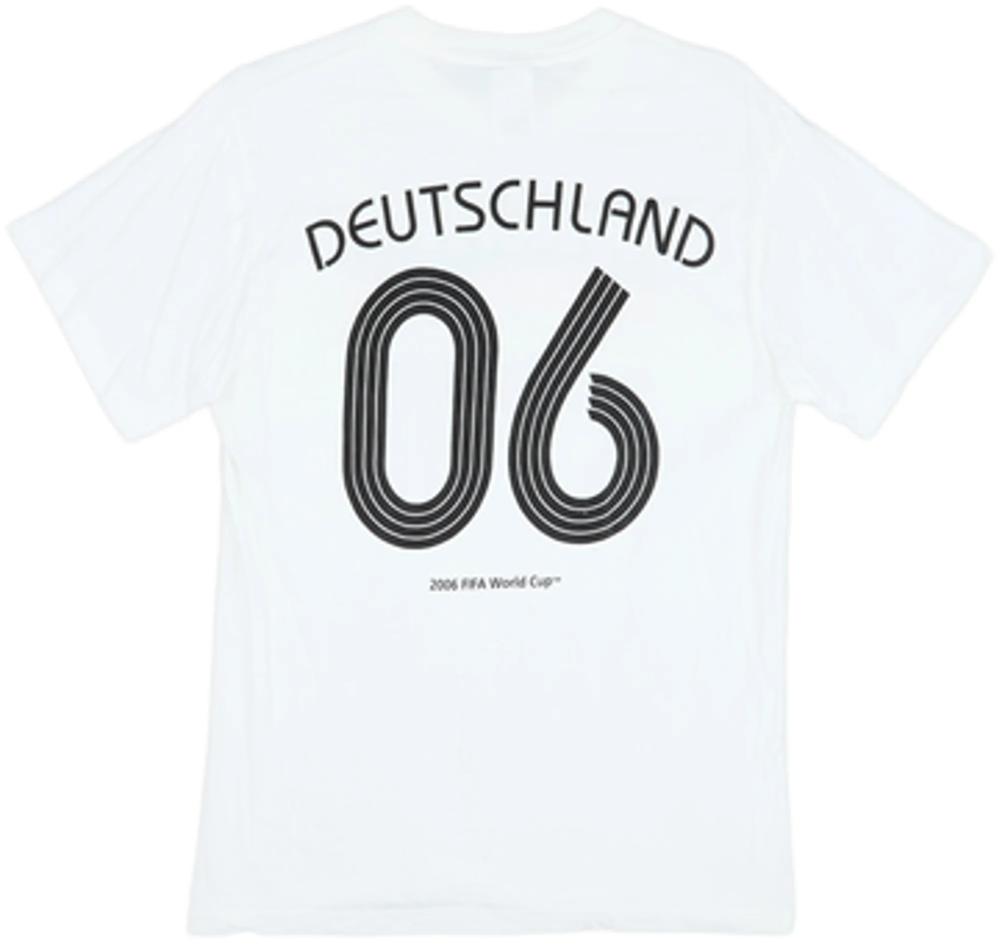 2006 Germany adidas 'Teamgeist' Graphic Tee Deutschland #06 - 8/10 - (L)