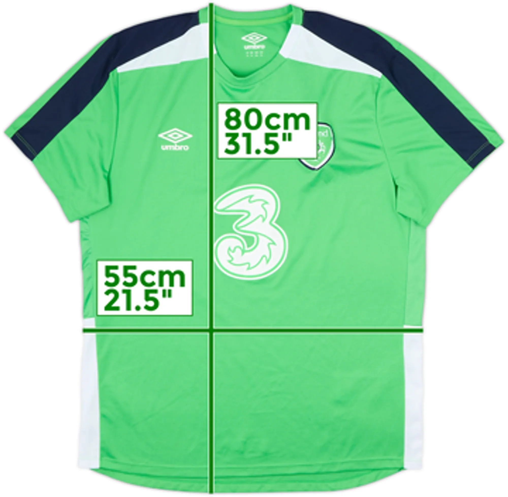 2012-13 Ireland Umbro Training Shirt - 8/10 - (L)