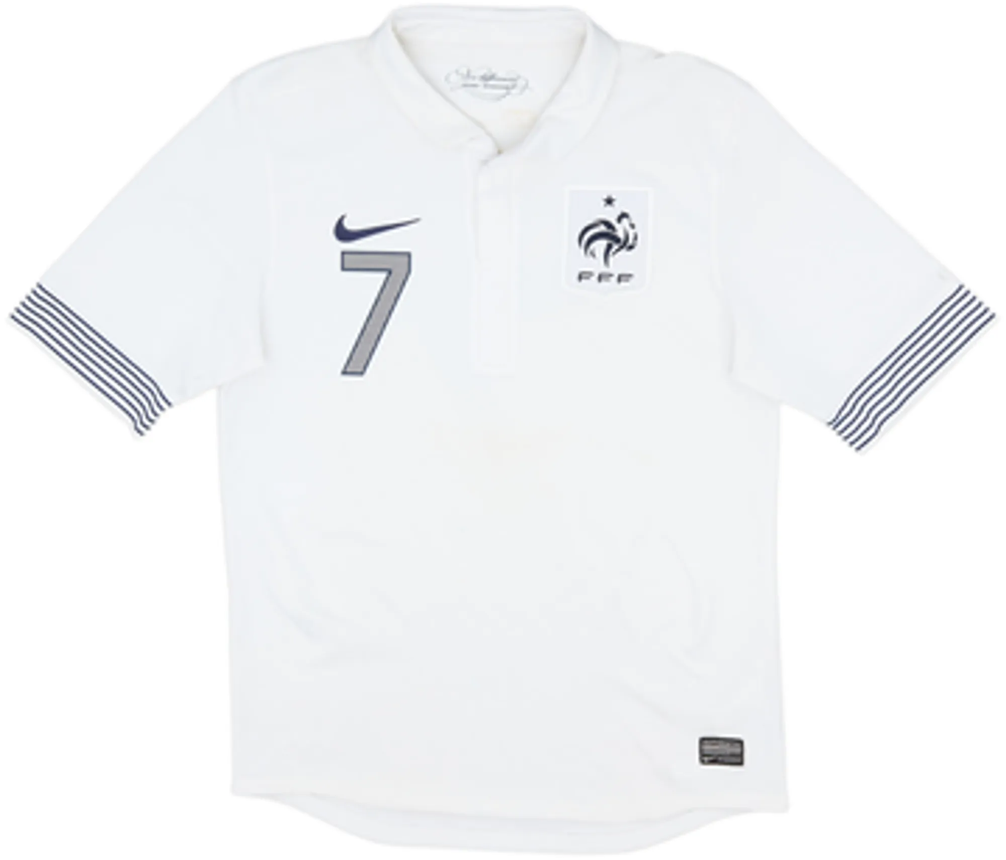2012-13 France Away Shirt Ribery #7 - 7/10 - (S)