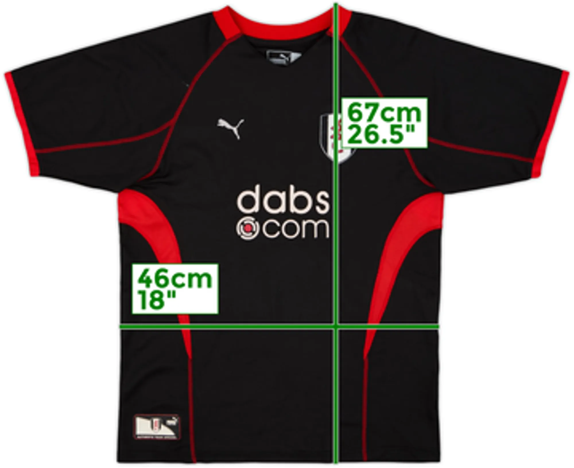 2003-04 Fulham Away Shirt - 8/10 - (XL.Boys)