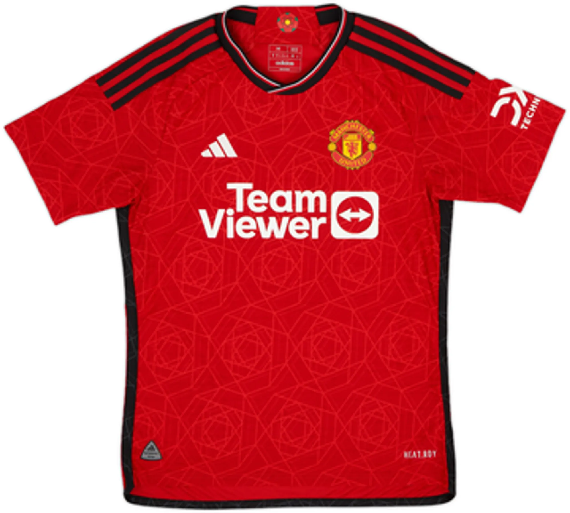 2023-24 Manchester United Authentic Home L/S Shirt B.Fernandes #8 - 8/10 - (M)