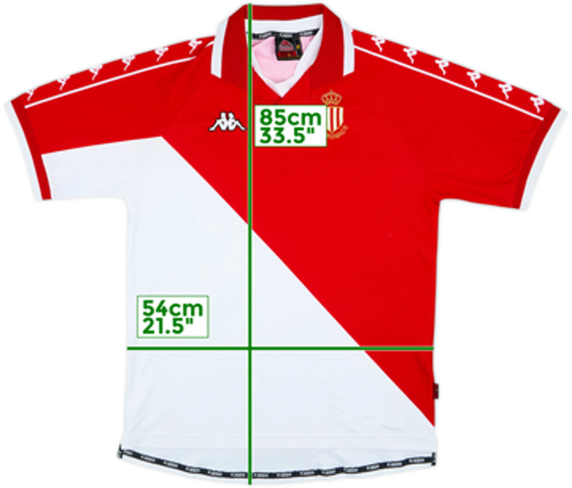 2000-01 Monaco Home Shirt - 9/10 - (XL)