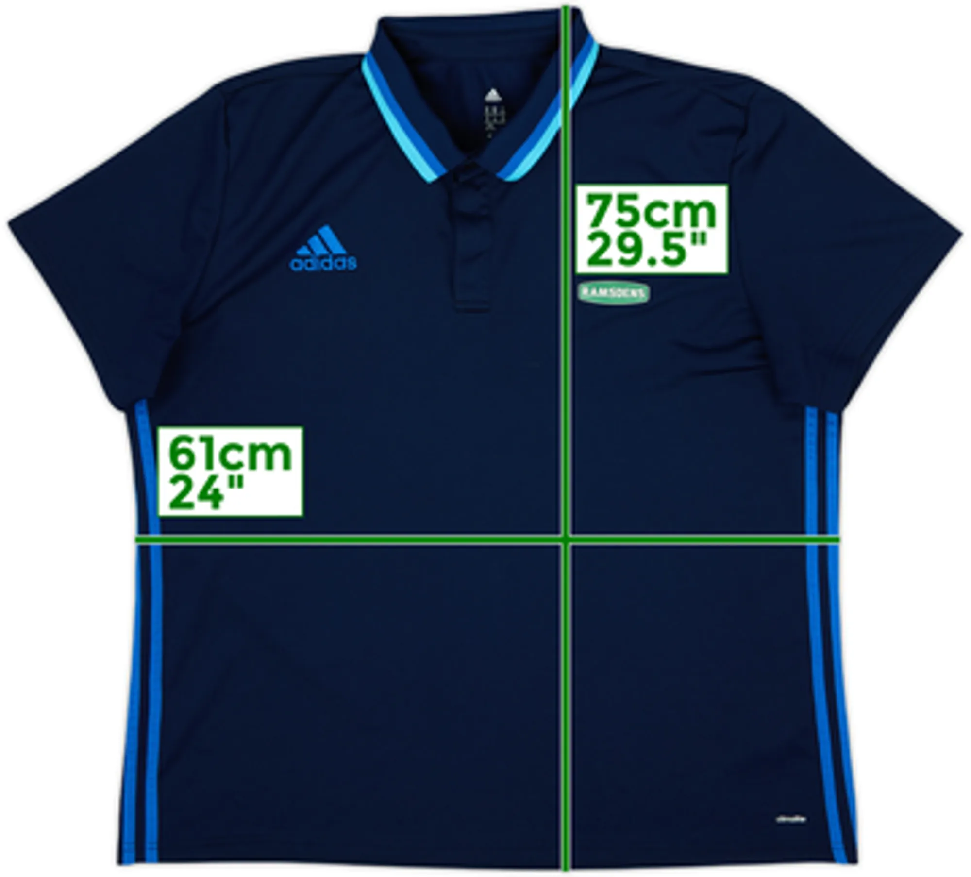 2016-17 Middlesbrough adidas Polo Shirt - 10/10 - (XXL)