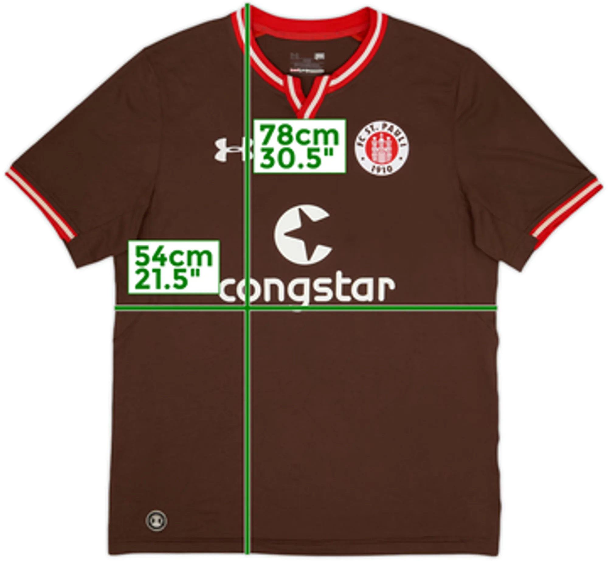 2020-21 St Pauli Home Shirt - 7/10 - (L)