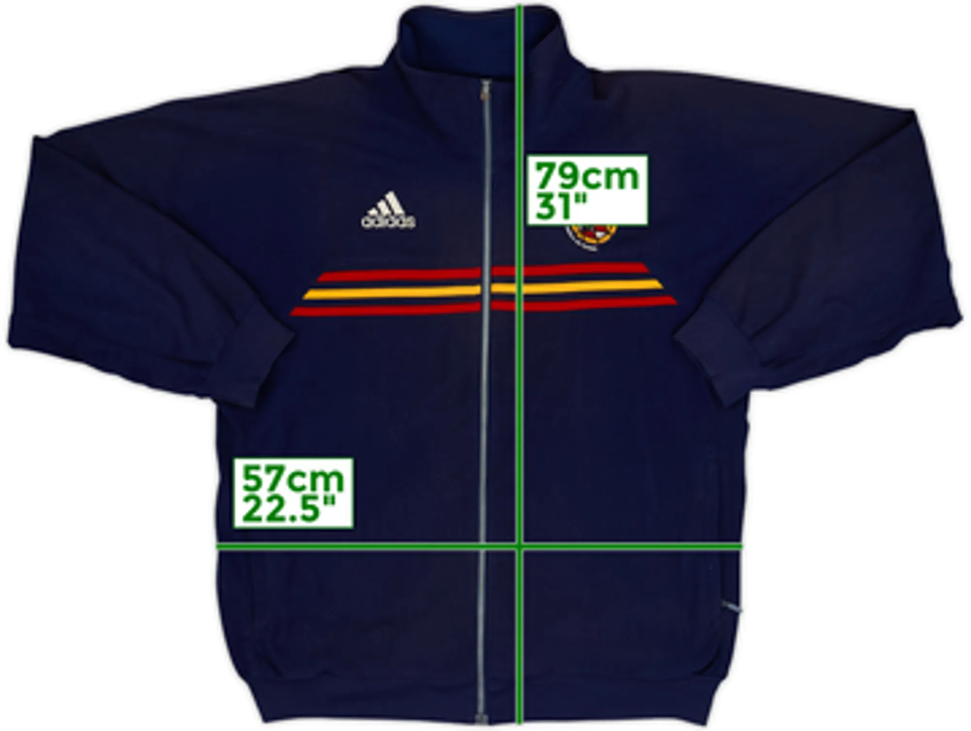 1998-00 Spain adidas Track Jacket - 7/10 - (XL)