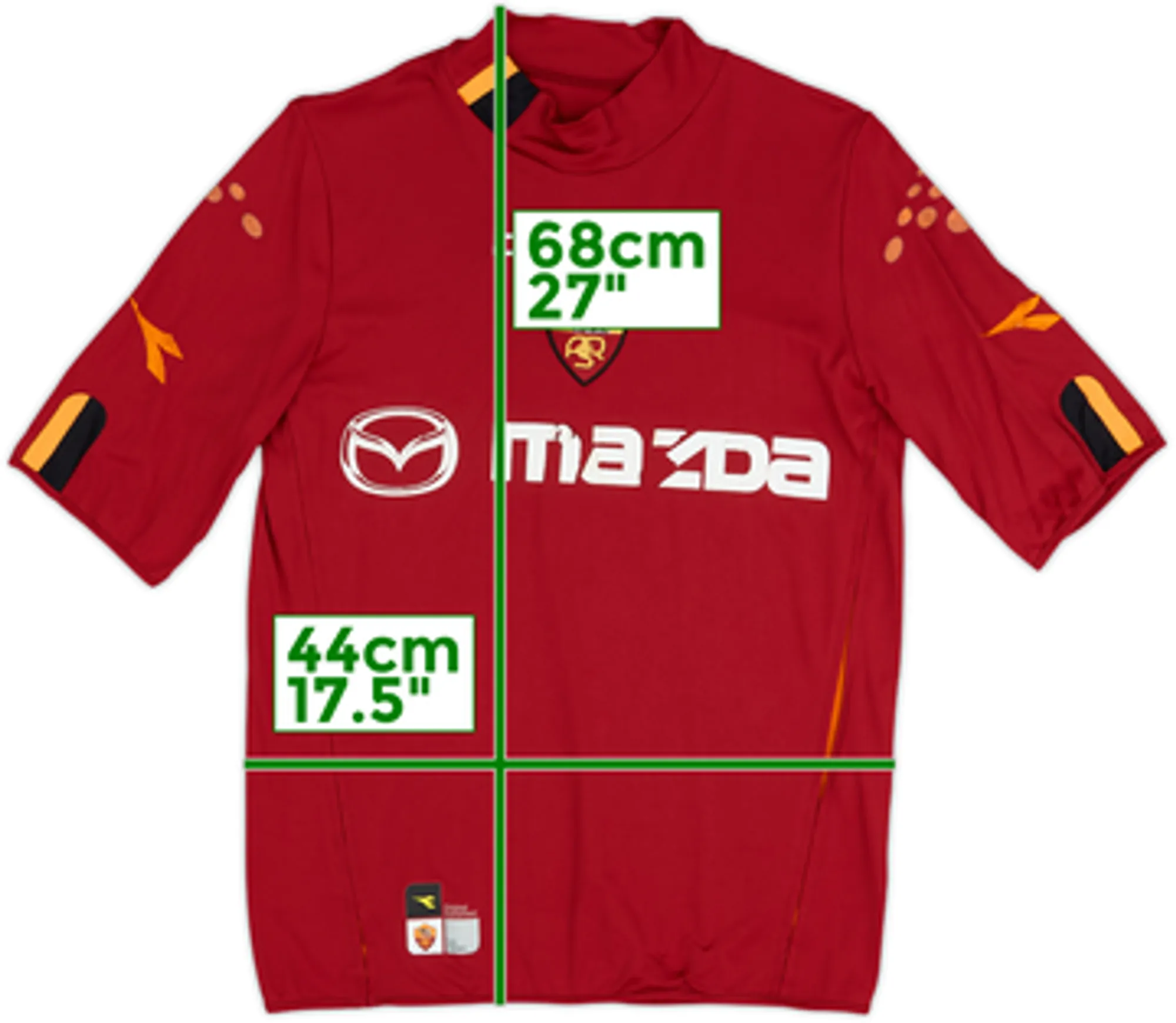 2003-04 Roma Home Shirt - 4/10 - (S)