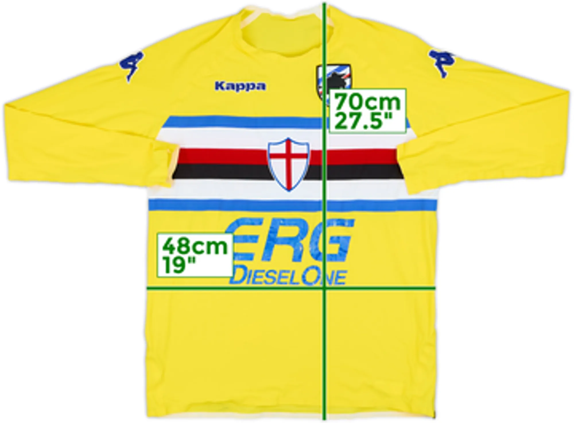 2005-07 Sampdoria Player Issue GK Shirt - 6/10 - (L)