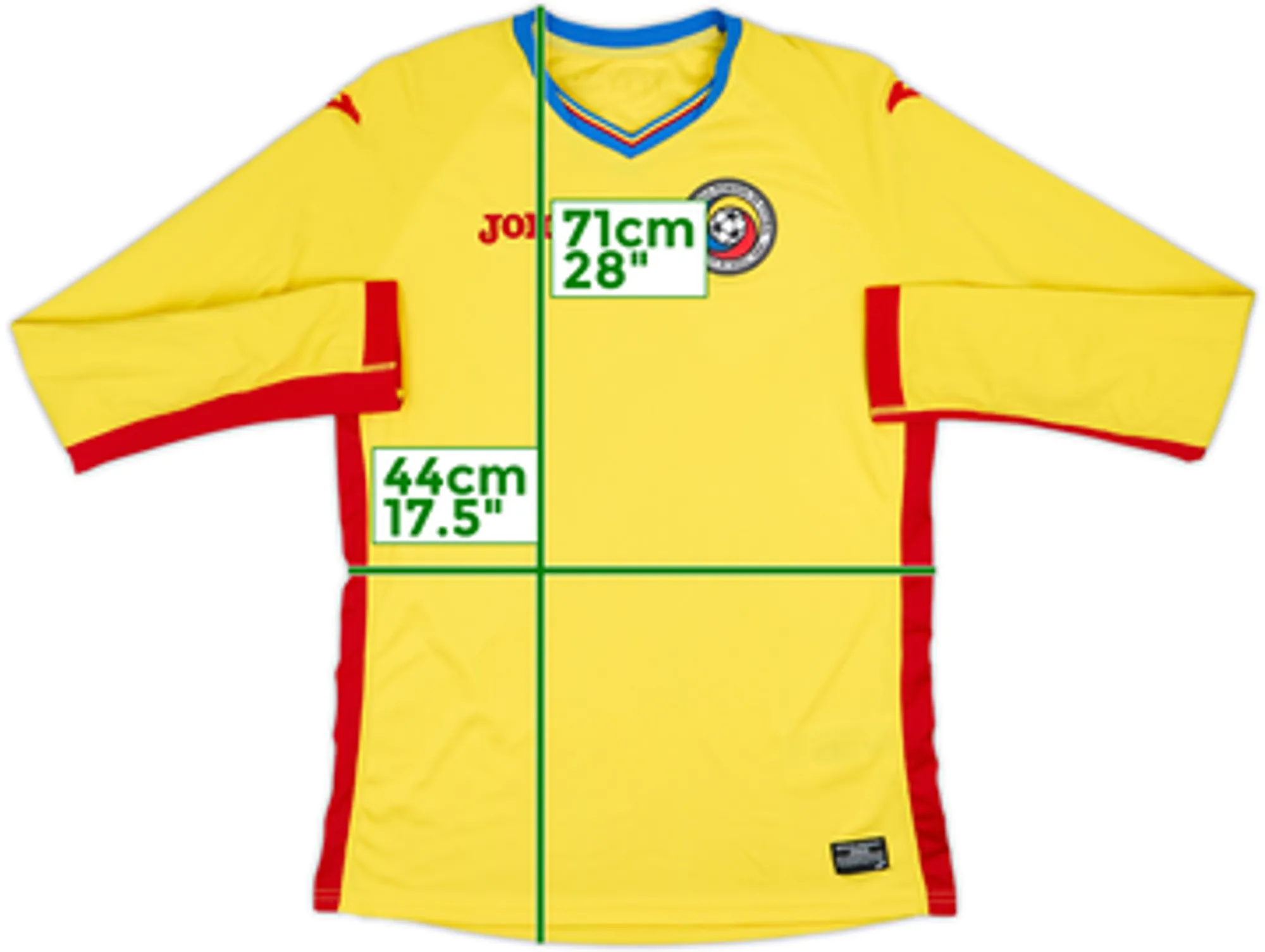 2016-17 Romania Home L/S Shirt - 8/10 - (M)