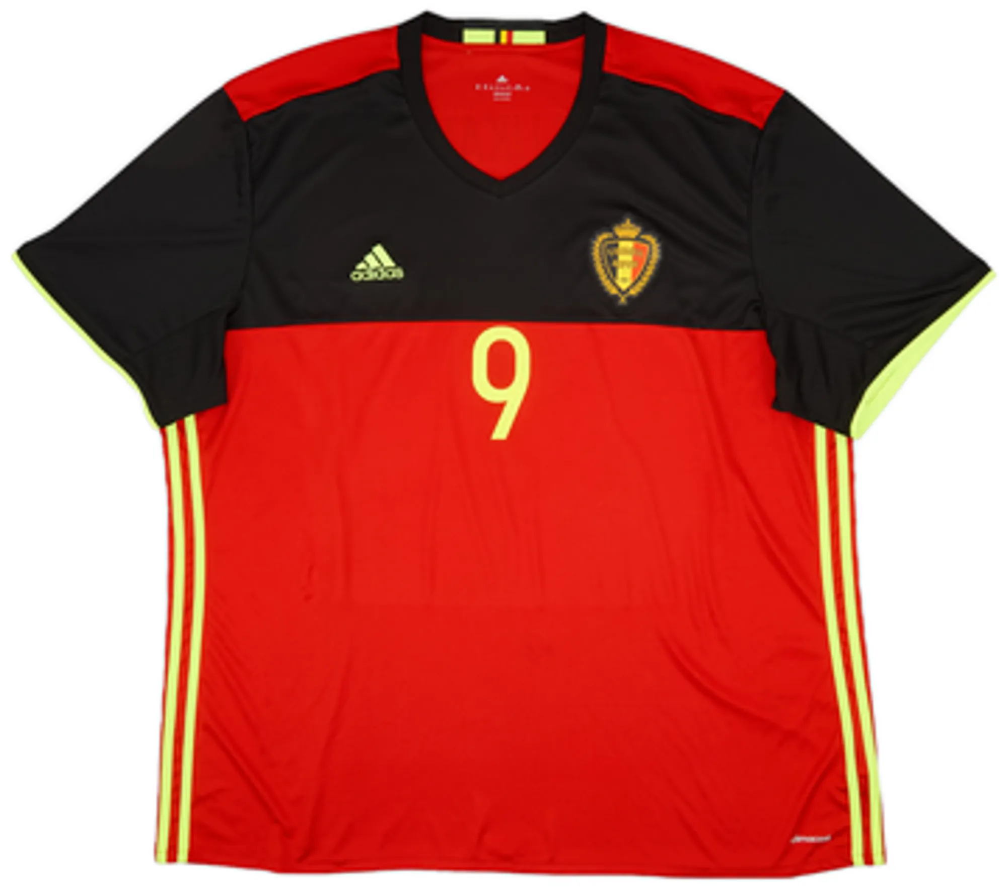 2016-17 Belgium Home Shirt Lukaku #9 - 8/10 - (3XL)