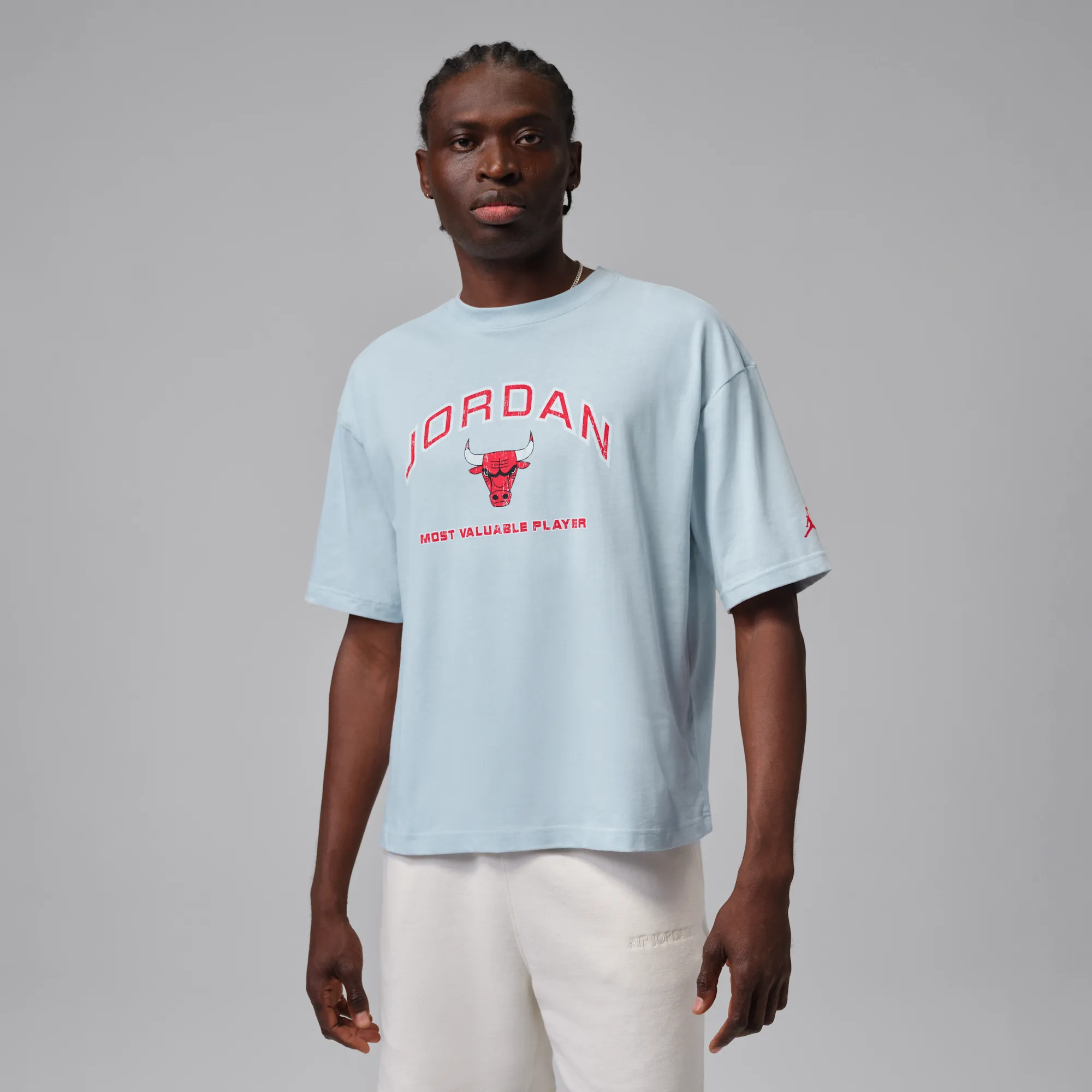 Nike Jordan Flight Essentials Men's Boxy Graphic T-Shirt - Blue