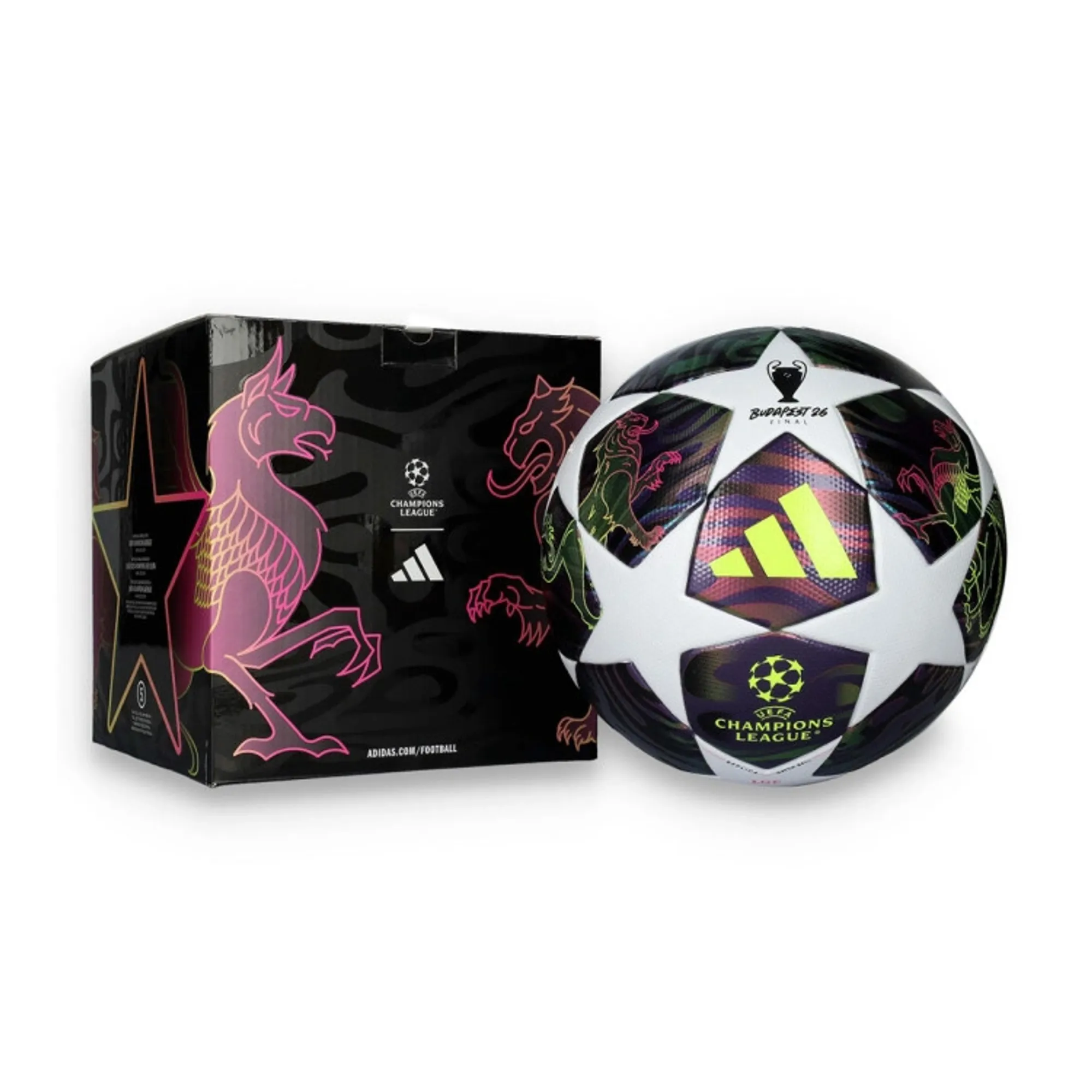 adidas UEFA Champions League 25 26 League Football with Box