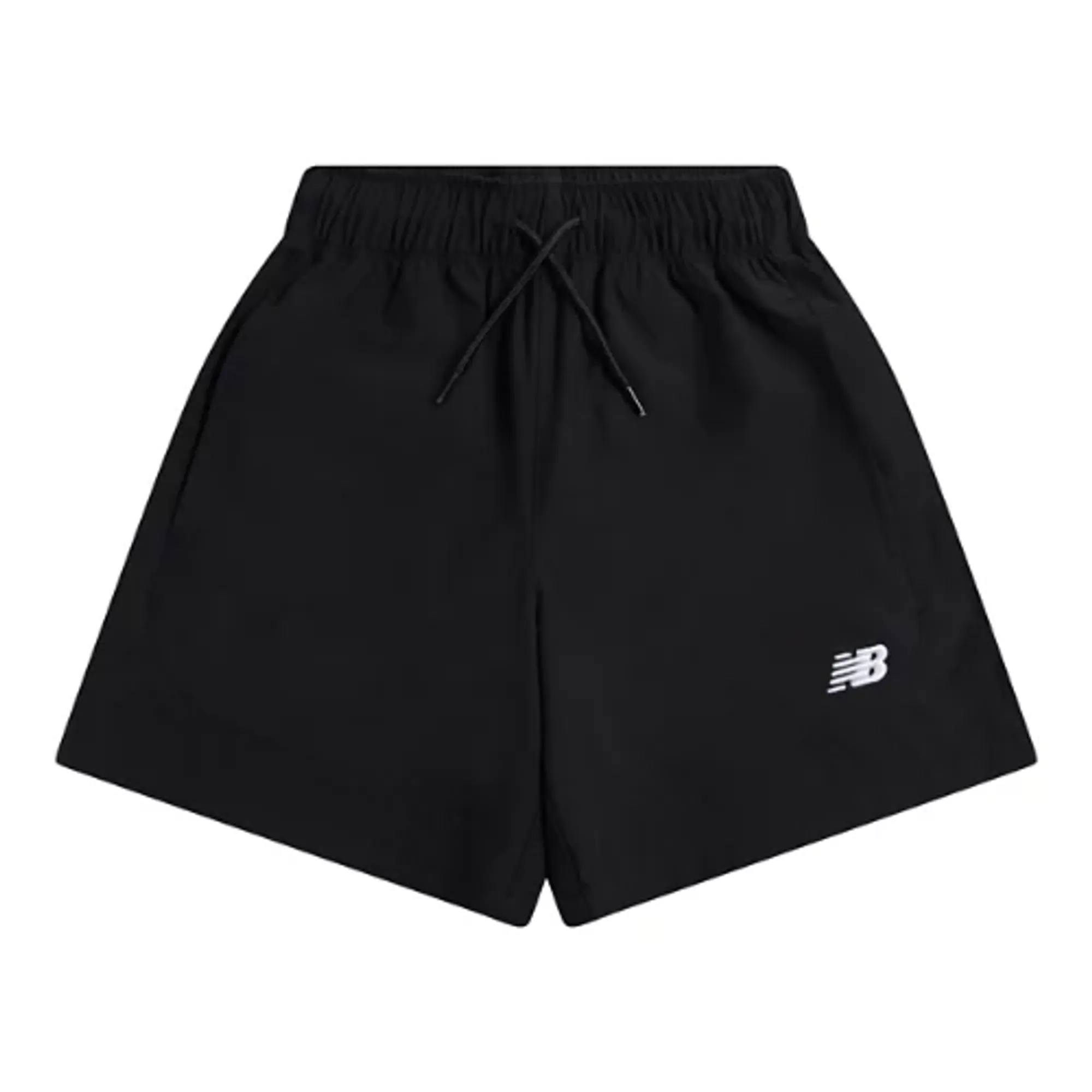 New Balance Boys Athletics Stretch Short in Black Nylon