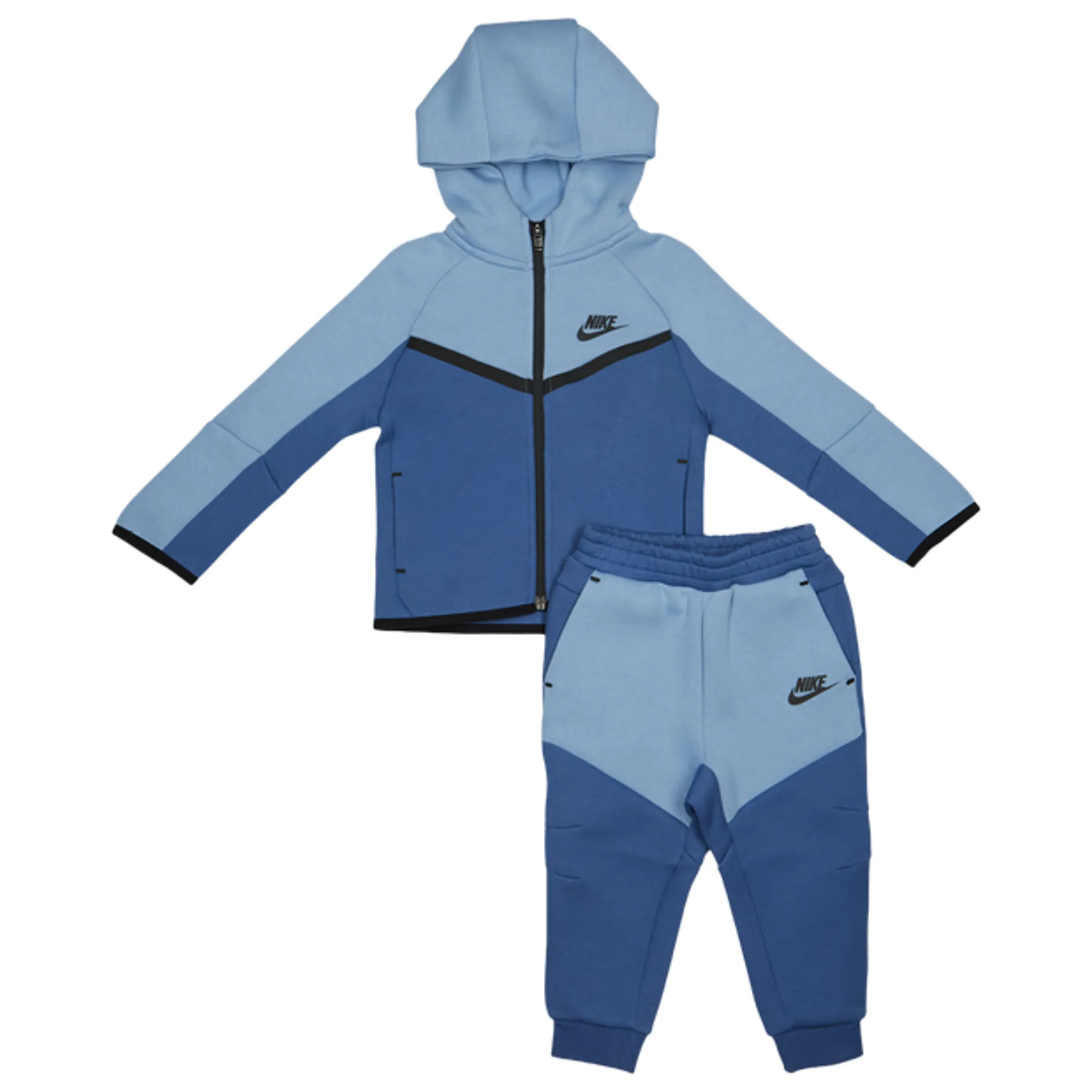 Nike Tech Colorblock Unisex Tracksuits - Blue
