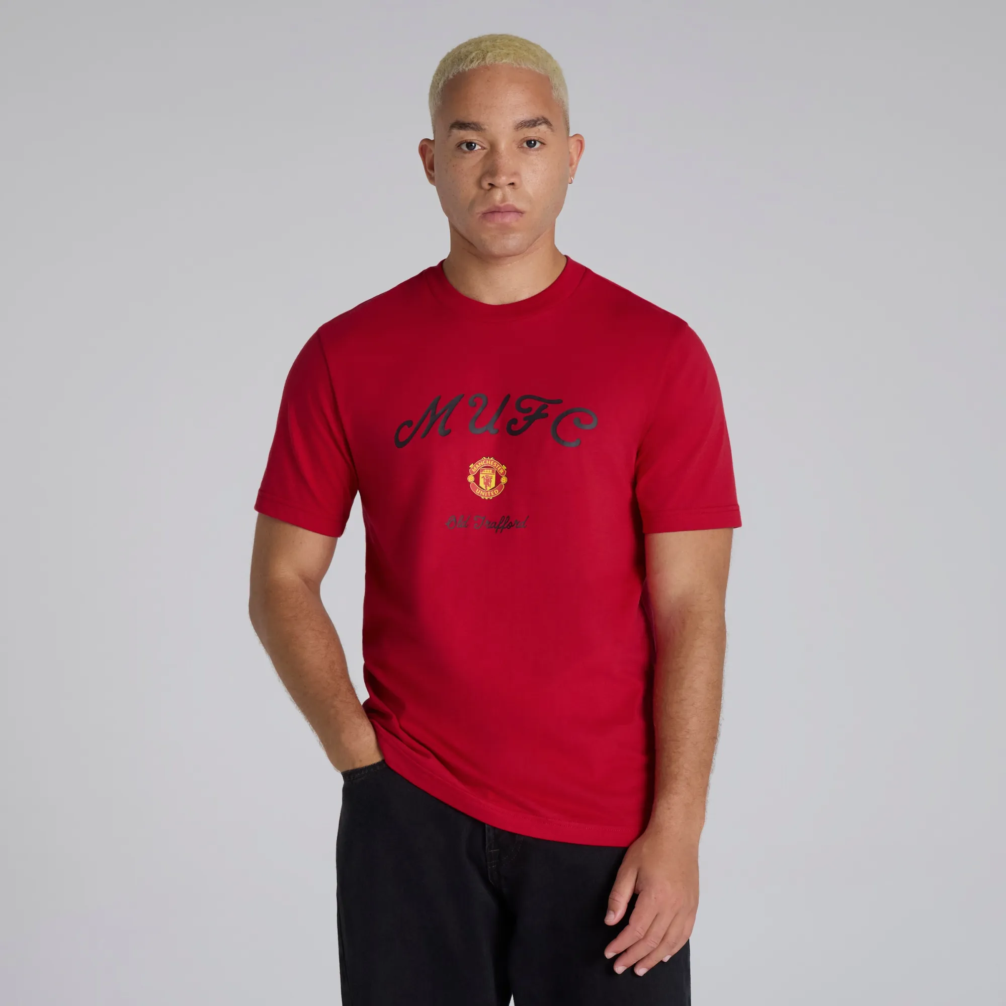 Manchester United x adidas Seasonal Graphic T-Shirt Red