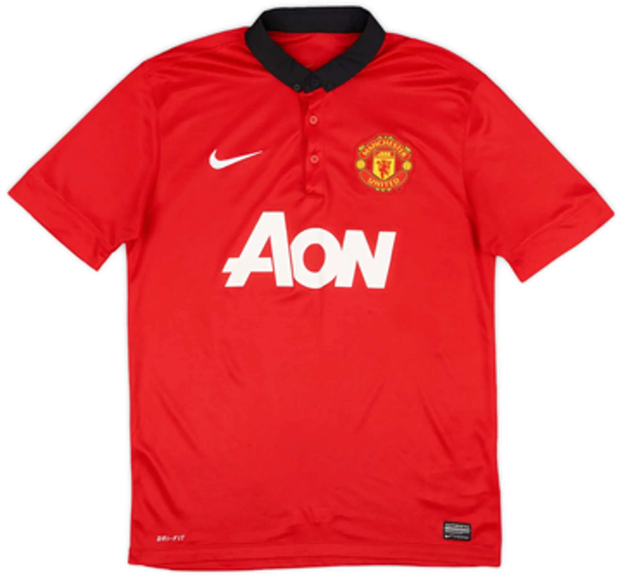 2013-14 Manchester United Home Shirt Carrick #16EL