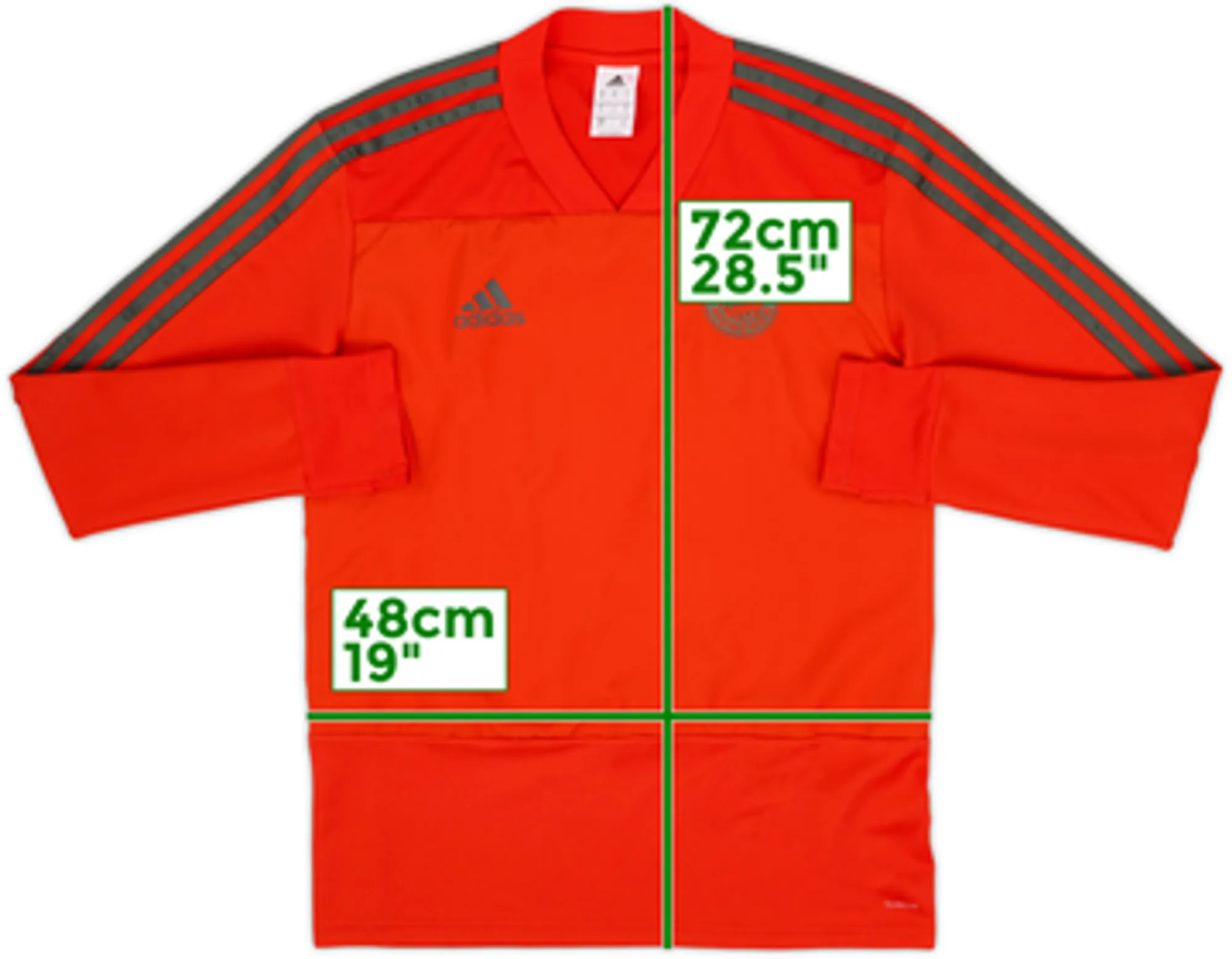 2018-19 Bayern Munich adidas Sweat Top - 9/10 - (S)