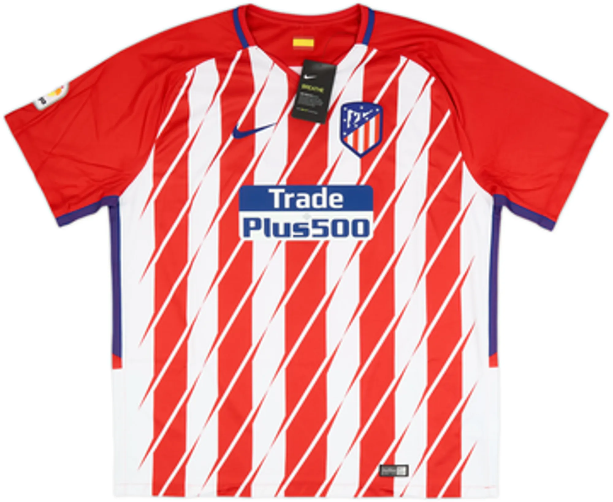 2017-18 Atletico Madrid Home Shirt Griezmann #7 (XXL)