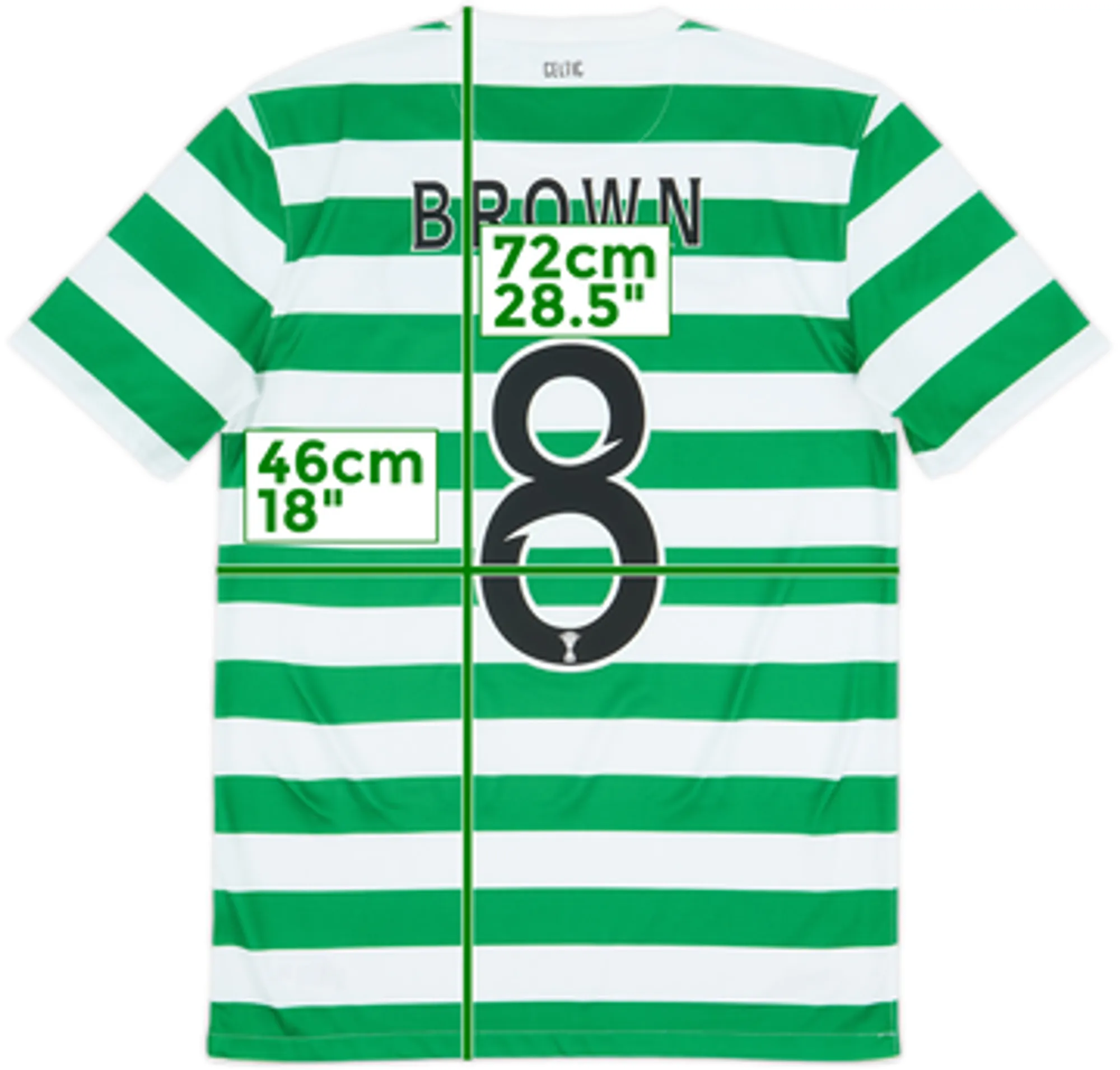2012-13 Celtic '125th Anniversary' Home Shirt Brown #8 - 8/10 - (XL.Boys)