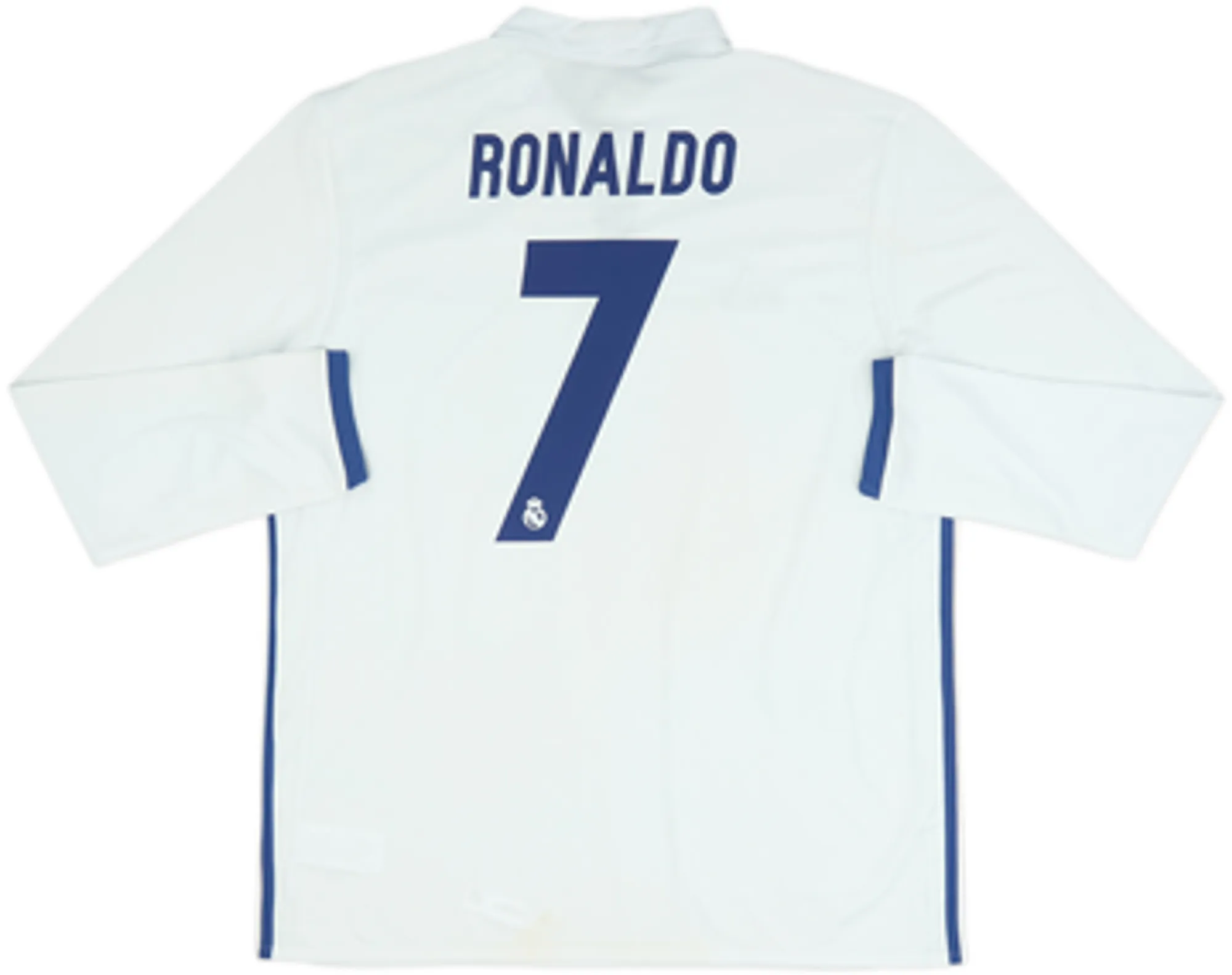 2016-17 Real Madrid Home L/S Shirt Ronaldo #7 (XL)