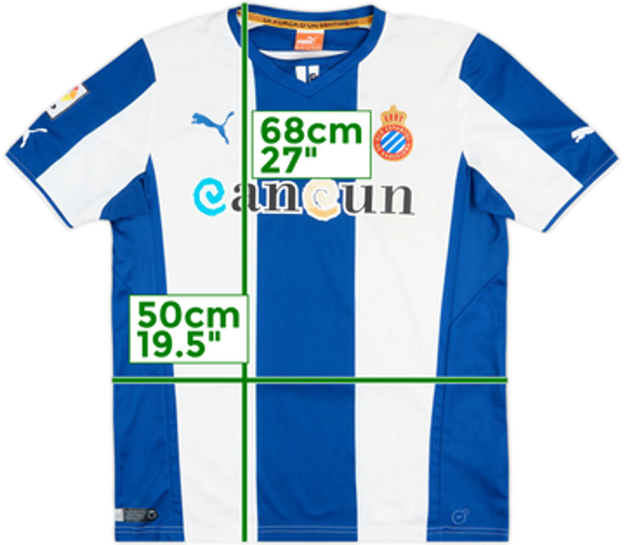2013-14 Espanyol Home Shirt - 5/10 - (XL.Boys)