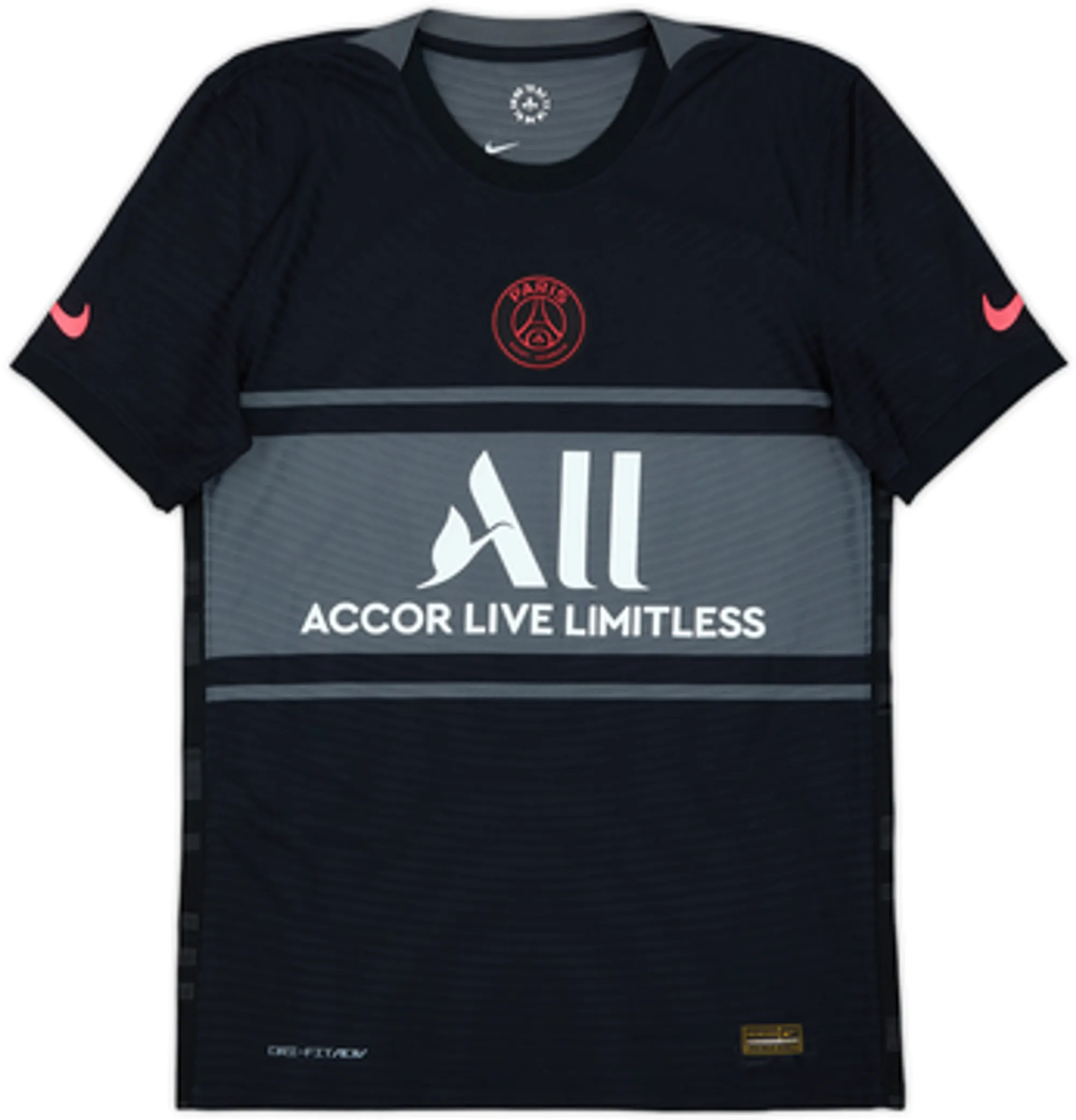 2021-22 Paris Saint-Germain Authentic Third Shirt Neymar Jr #10 - 8/10 - (S)