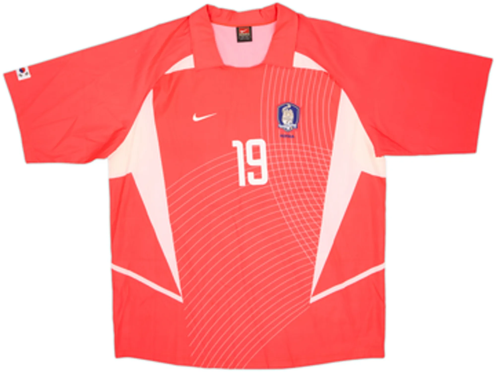 2002-03 South Korea Home Shirt J.H.Ahn #19 - 5/10 - (L)