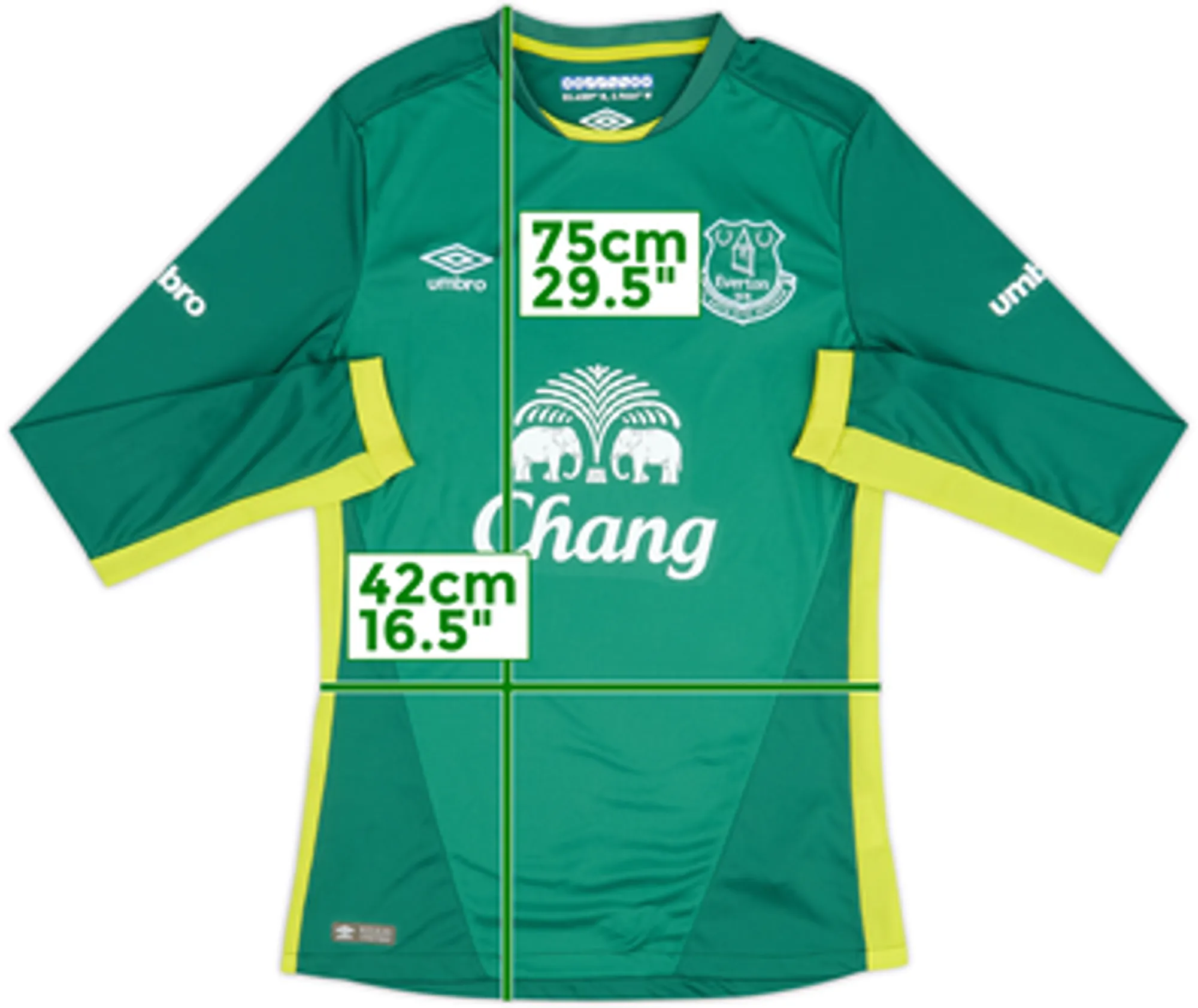 2016-17 Everton GK Shirt - 8/10 - (S)