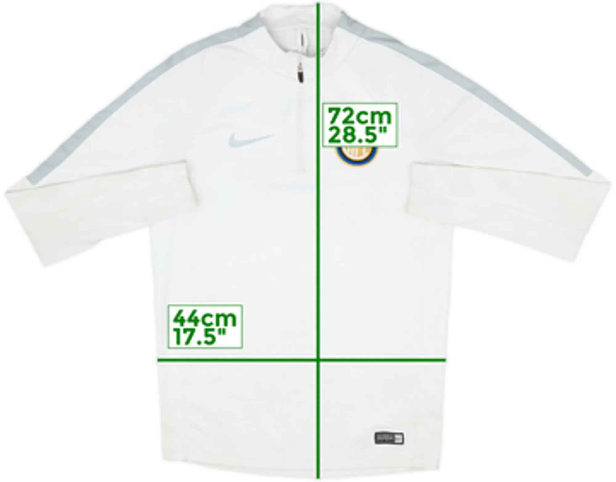 2016-17 Inter Milan Nike 1/4 Zip Training Top - 6/10 - (S)