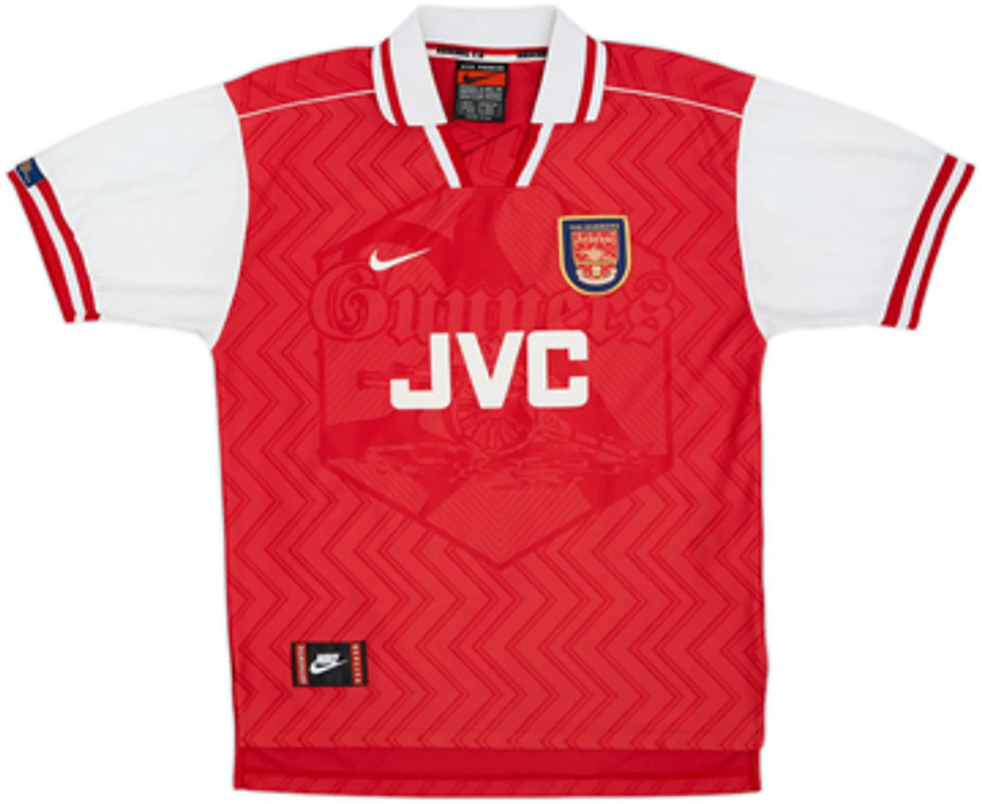 1996-98 Arsenal Home Shirt Bergkamp #10 - 7/10 - (XXL)