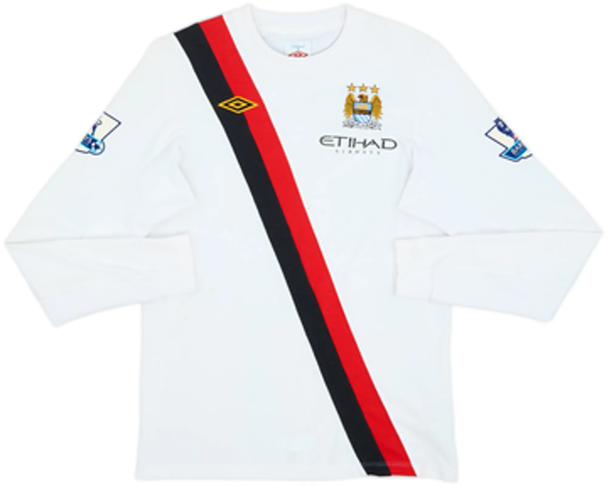 2009-11 Manchester City Third L/S Shirt Tevez #32 - 8/10 - (XL.Boys)