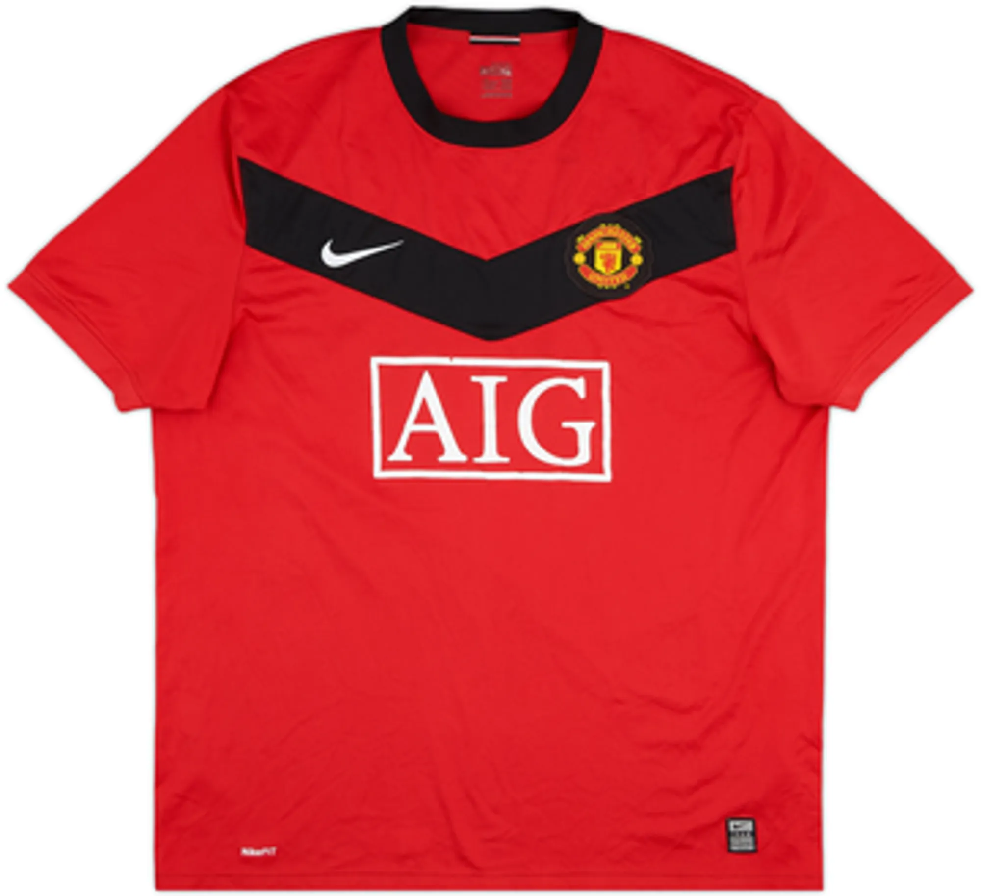 2009-10 Manchester United Home Shirt Carrick #16 - 6/10 - (L)