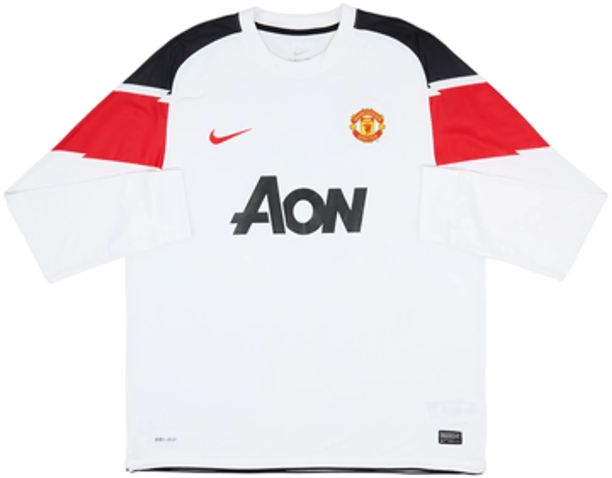 2010-12 Manchester United Away L/S Shirt Rooney #10 - 10/10 - (XL)