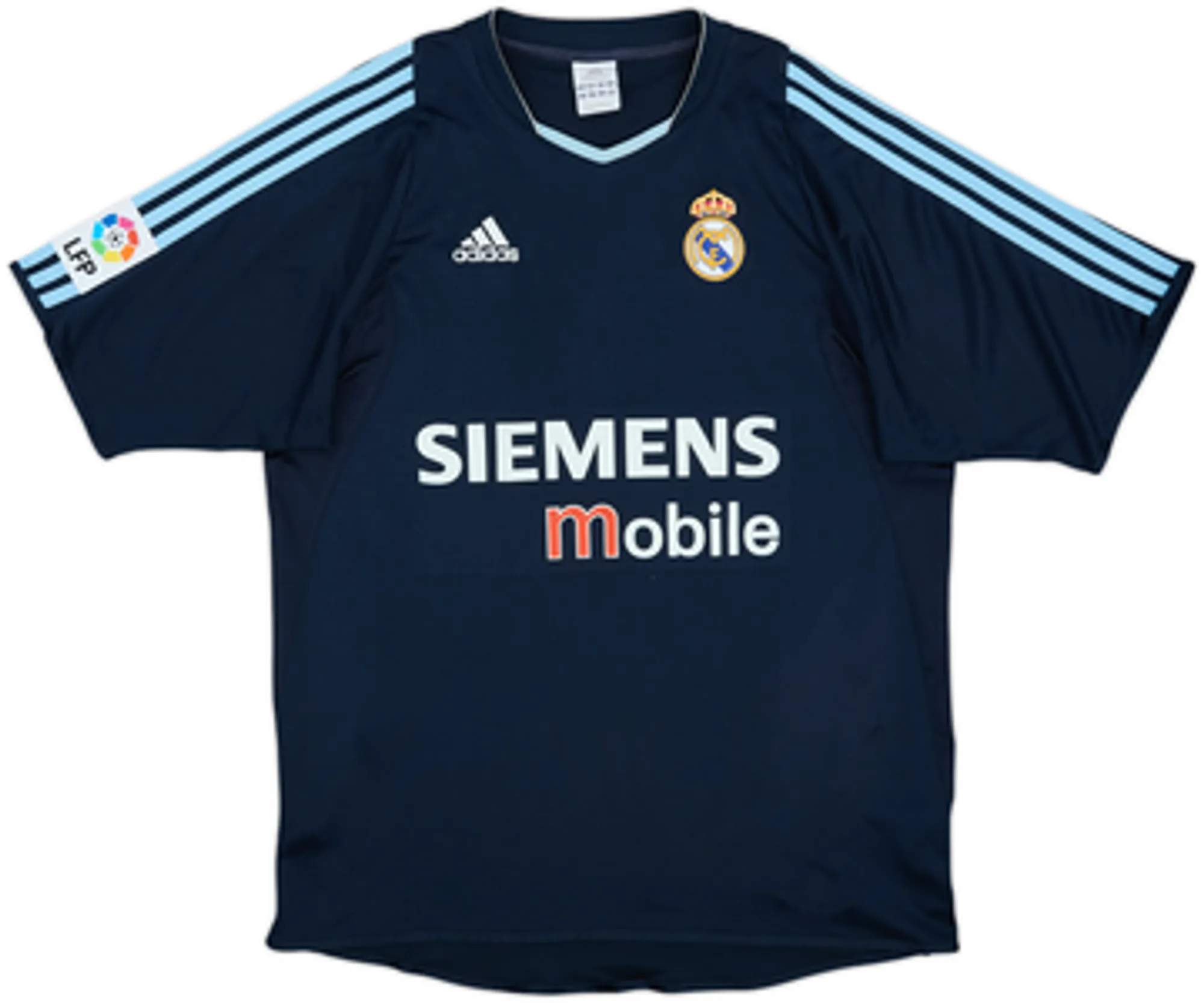 2003-04 Real Madrid Away Shirt Zidane #5 - 9/10 - (M)