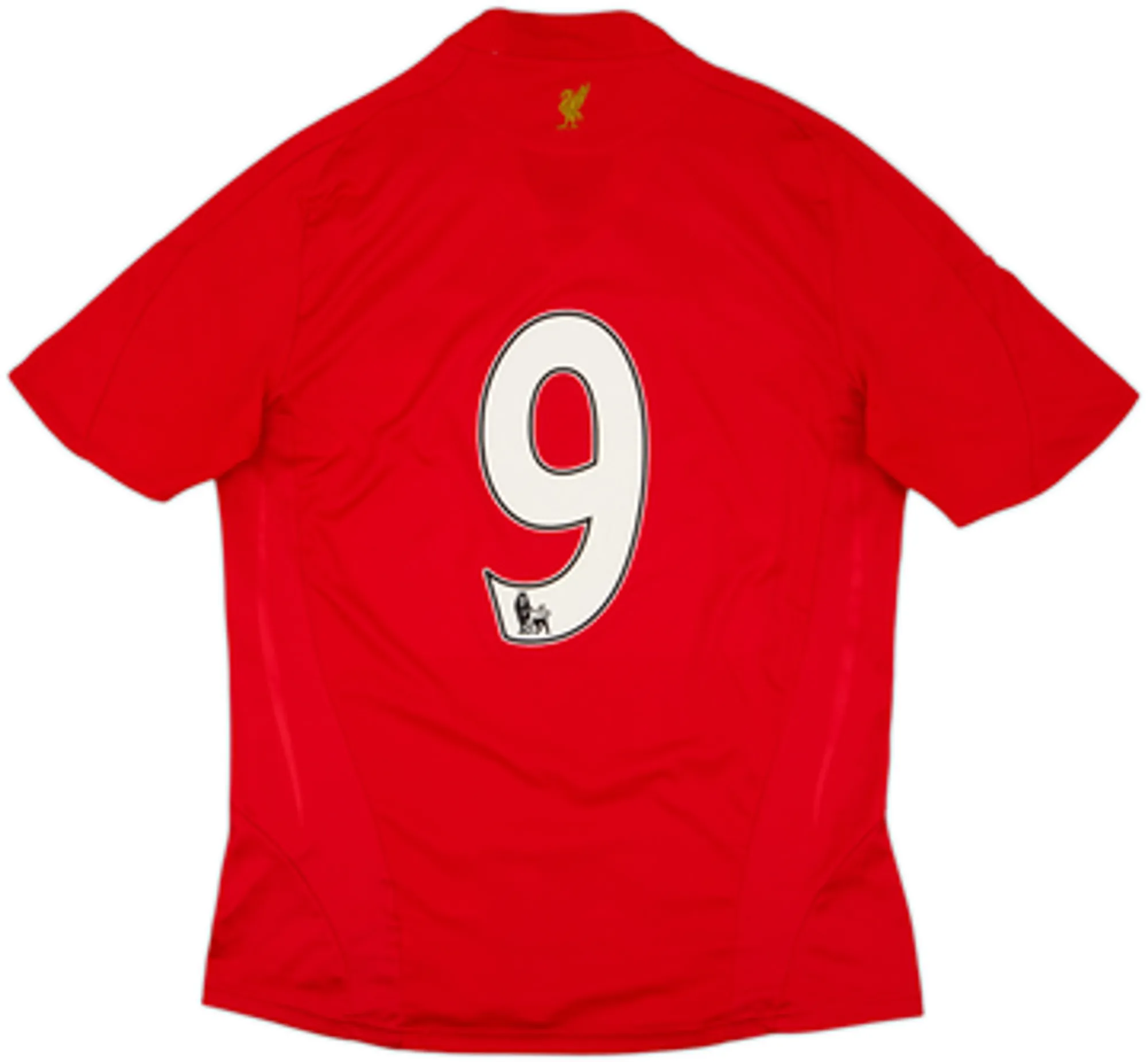 2008-10 Liverpool Home Shirt #9 - 8/10 - (M)