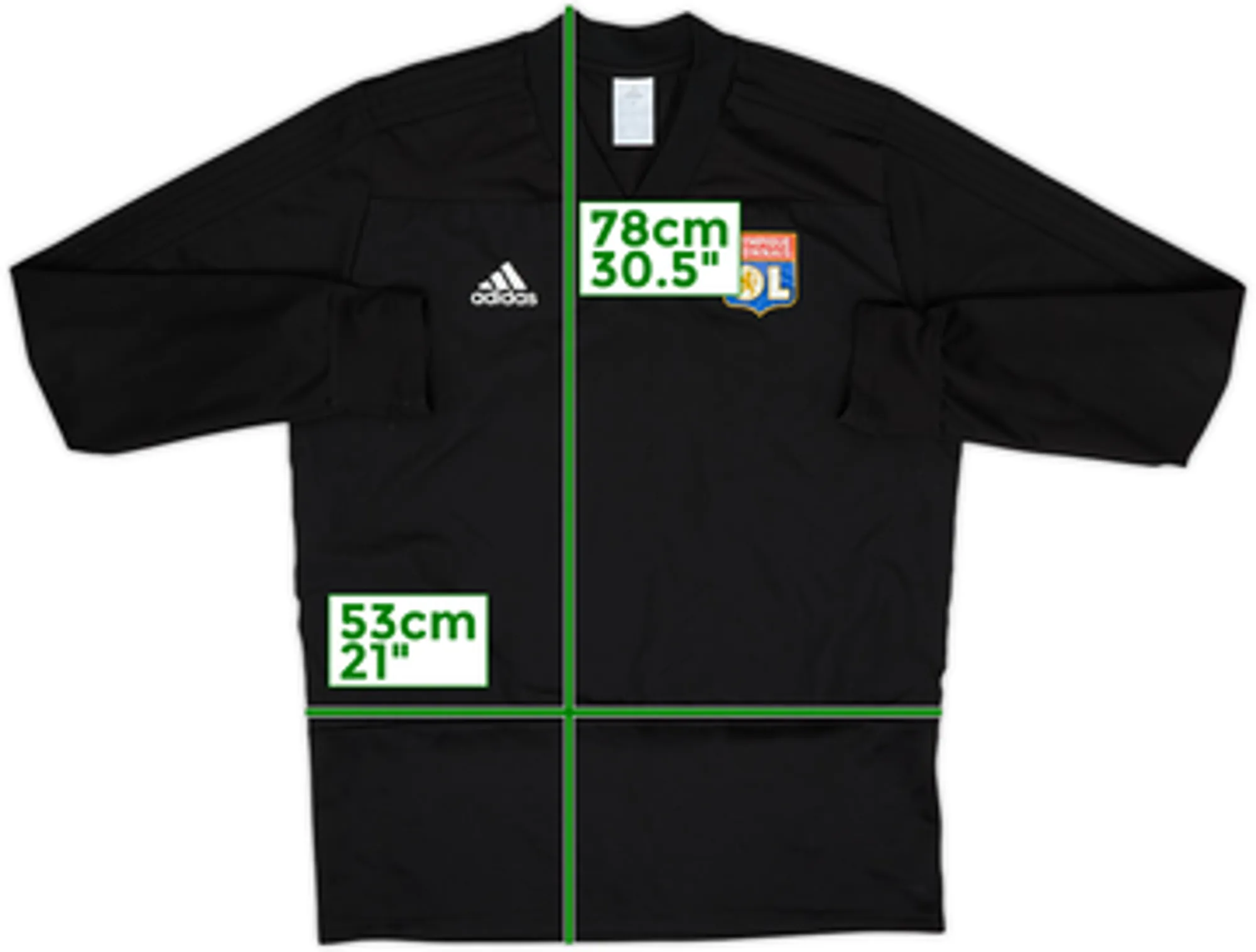 2017-18 Lyon adidas Drill Top - 5/10 - (L)