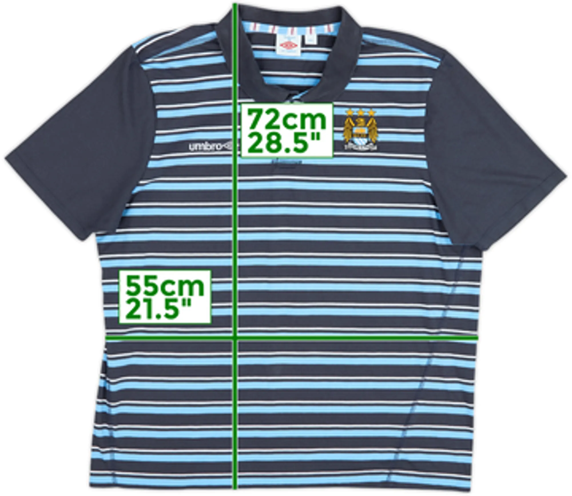 2012-13 Manchester City Umbro Polo Shirt - 8/10 - (XXL)