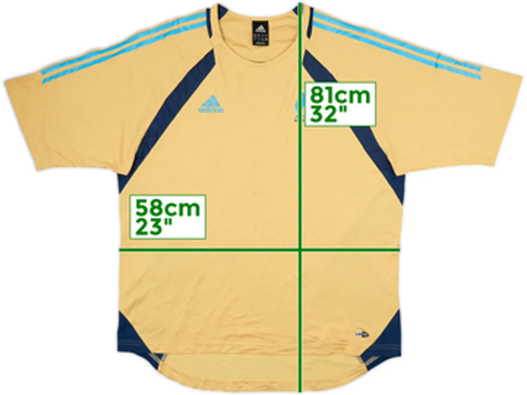 2005-06 Olympique Marseille adidas Training Shirt - 9/10 - (M/L)