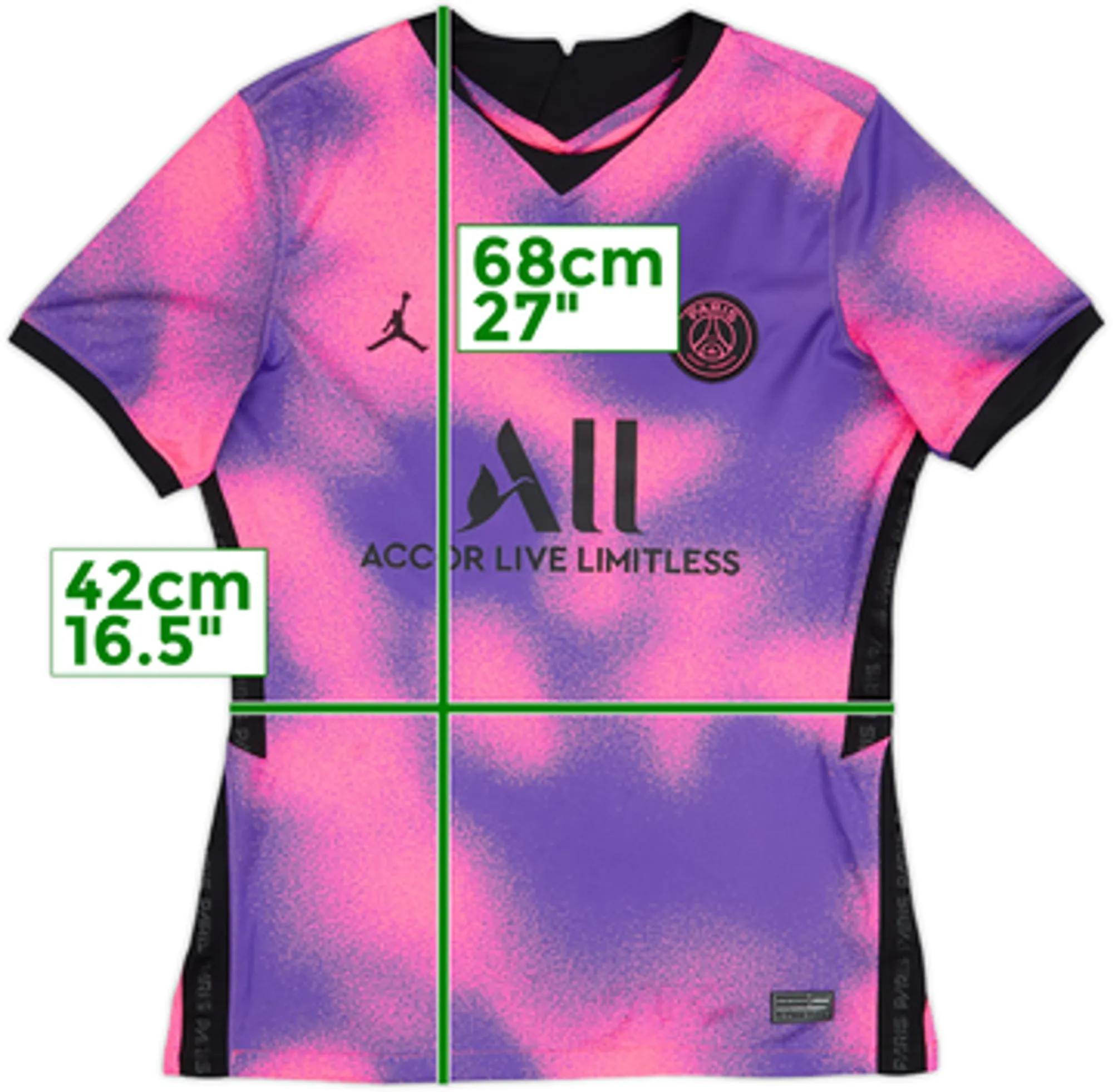 2020-21 Paris Saint-Germain Fourth Shirt - 9/10 - (Women's M)