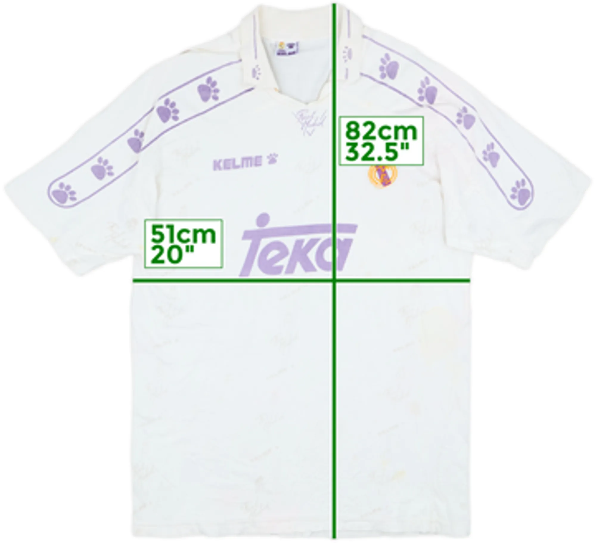 1996-97 Real Madrid Kelme Training Shirt - 5/10 - (XL)