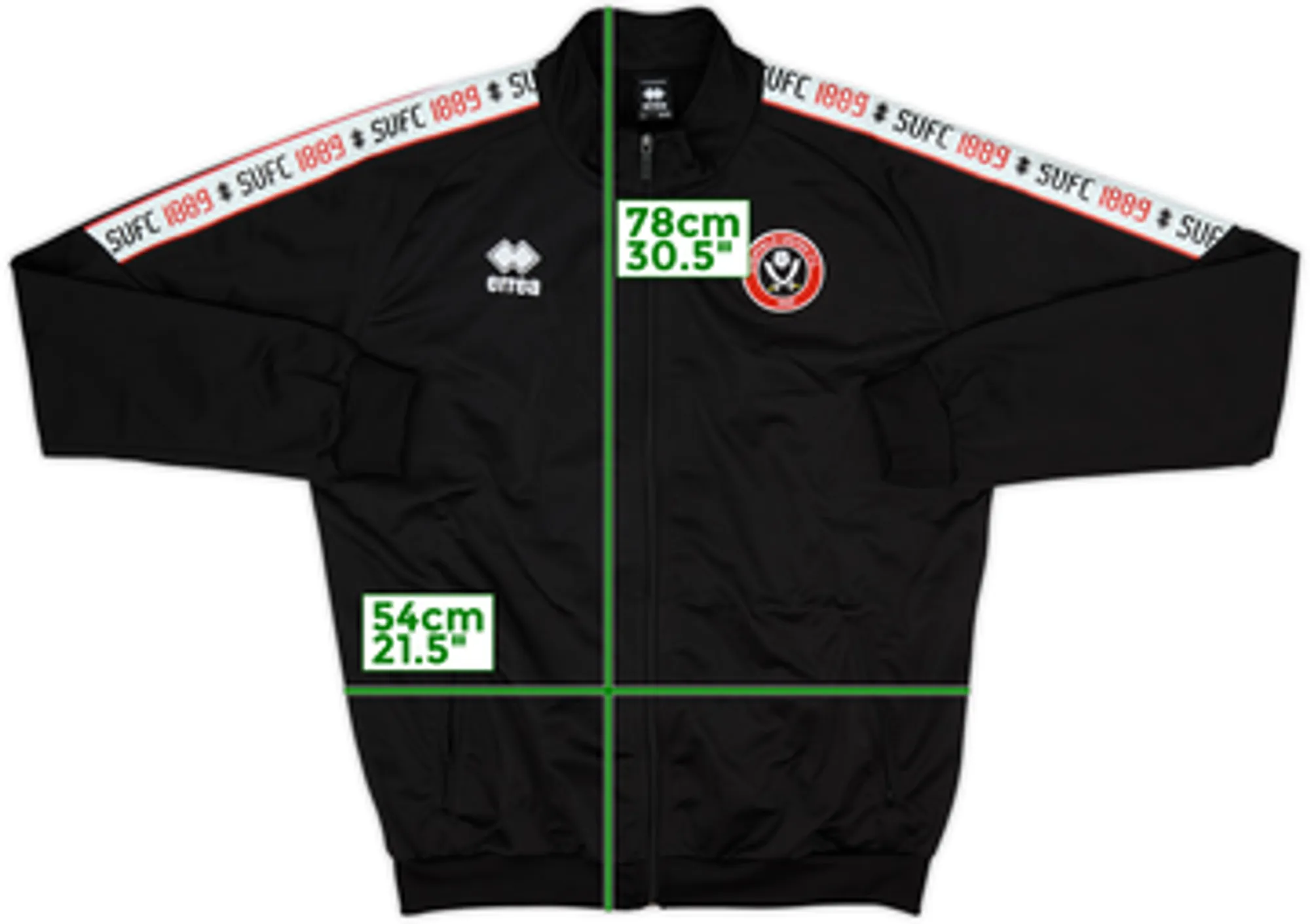 2022-23 Sheffield United Errea Track Jacket - 8/10 - (XXL)