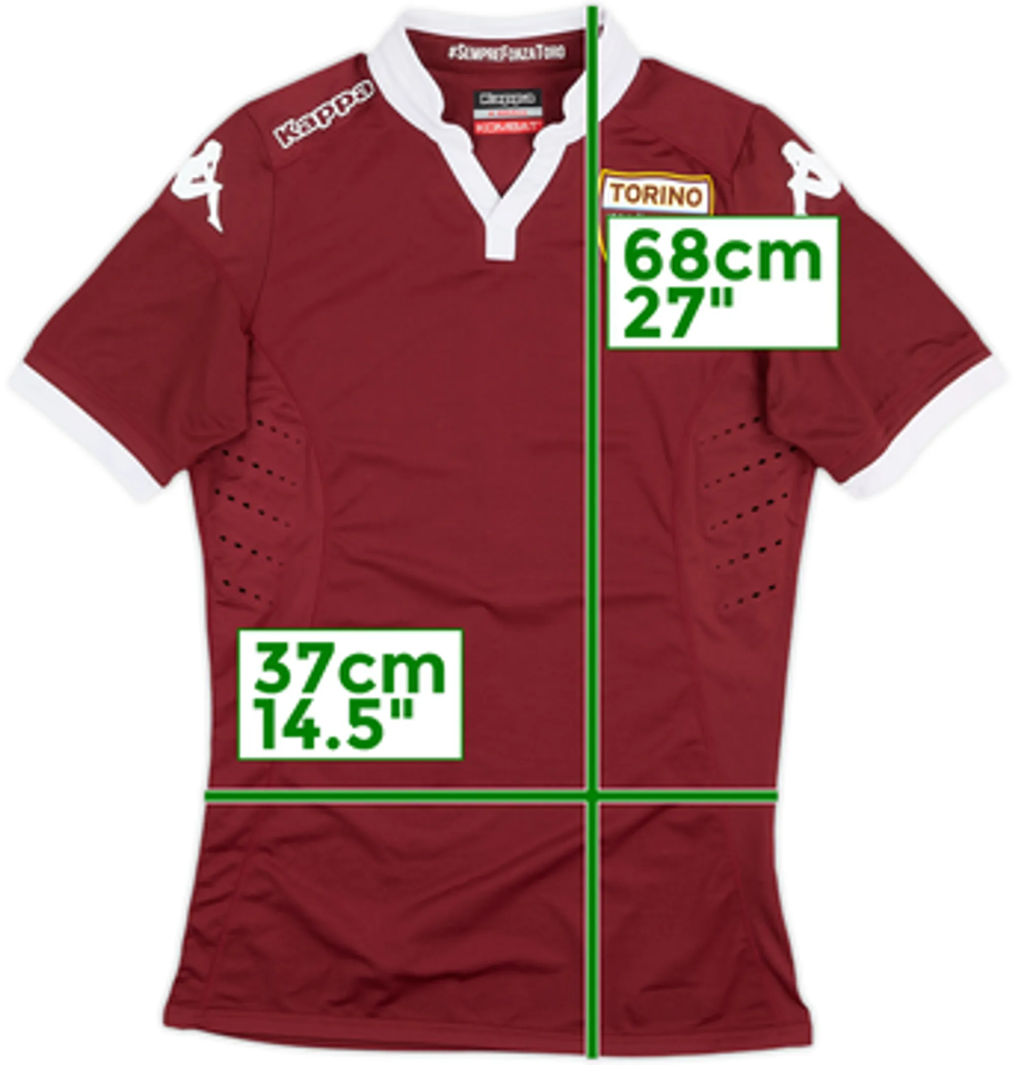 2015-16 Torino Authentic Home Shirt - 10/10 - (XS)