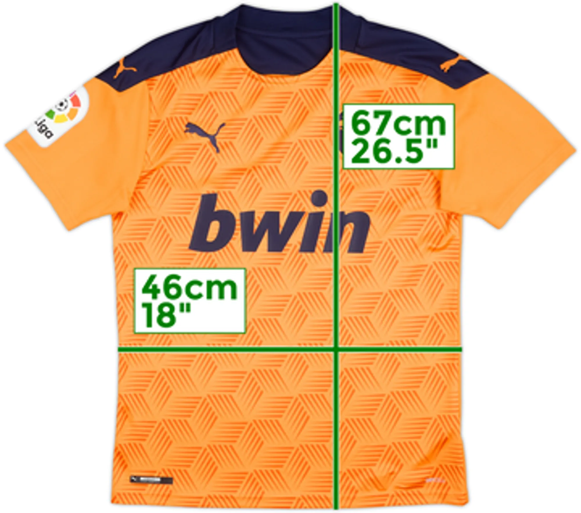 2020-21 Valencia Away Shirt - 10/10 - (S)