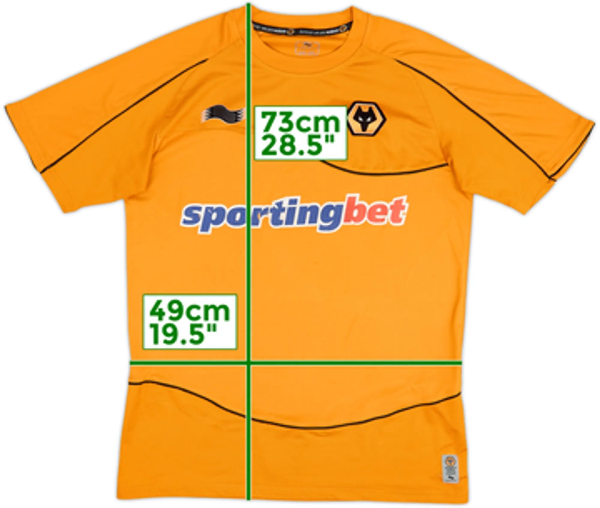2011-12 Wolves Home Shirt - 5/10 - (M)