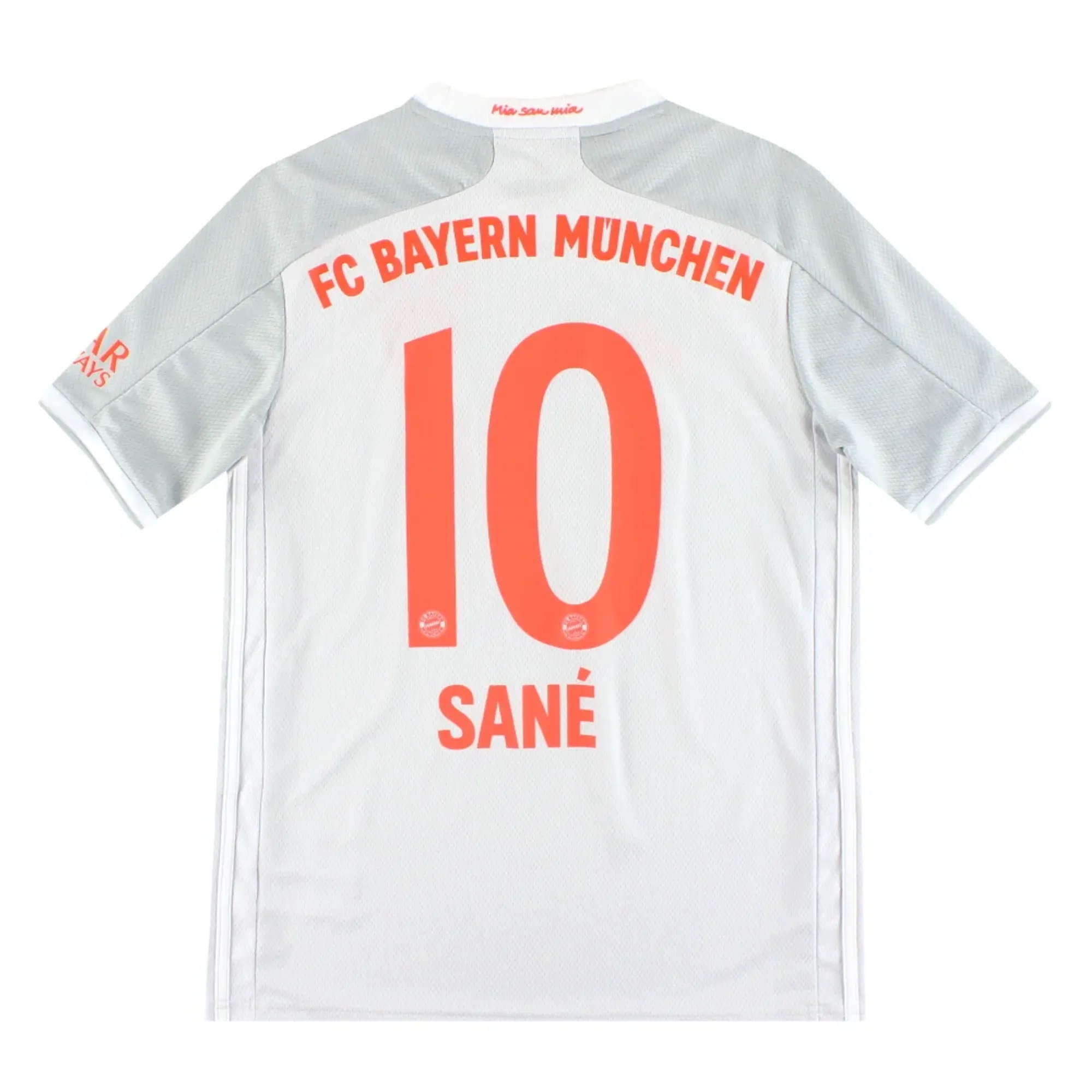 2020-21 Bayern Munich adidas Away Shirt Sane #10 Y - Bayern Munich / Excellent 