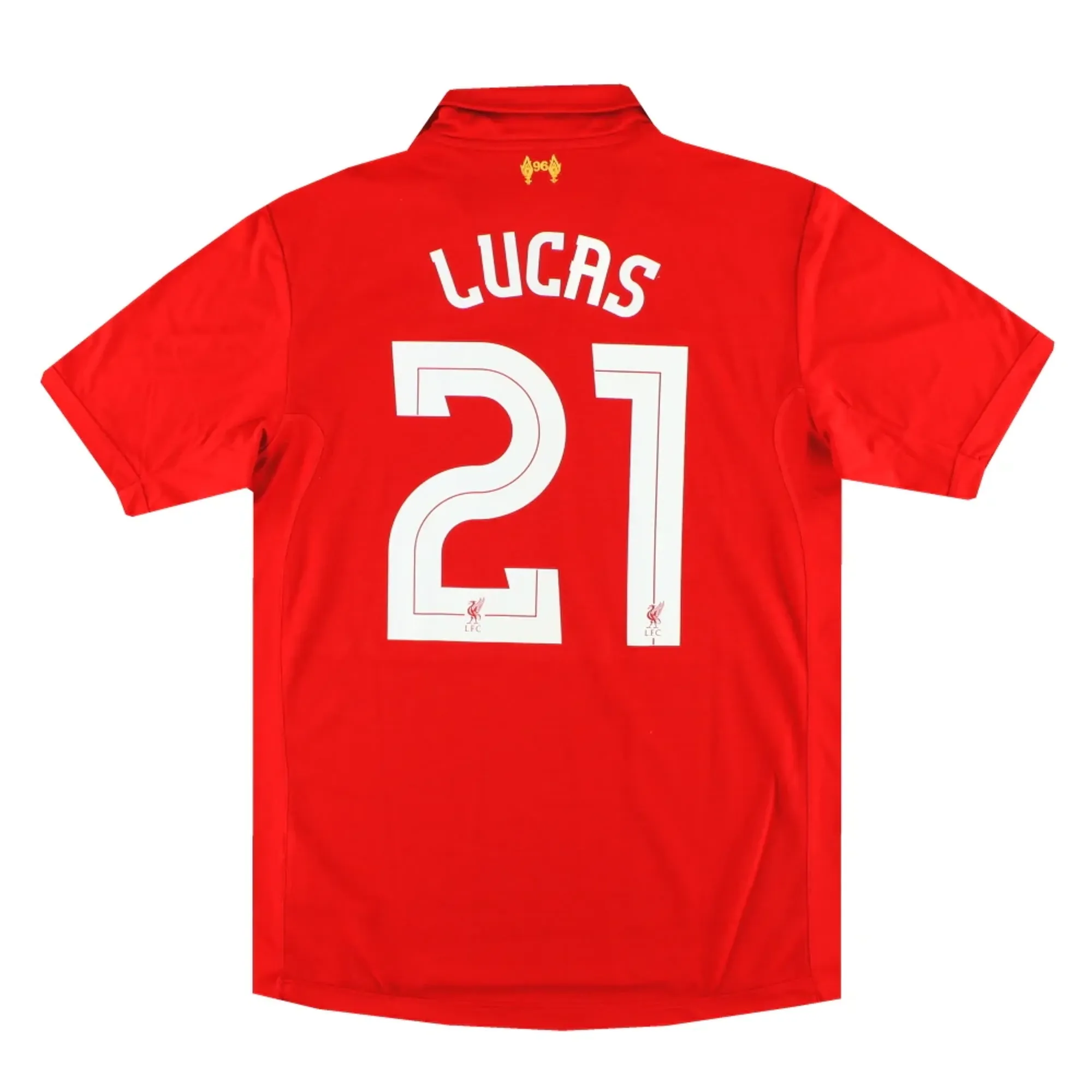 2012-13 Liverpool Warrior Home Shirt Lucas #21 *w/tags* L - Liverpool / w/tags 