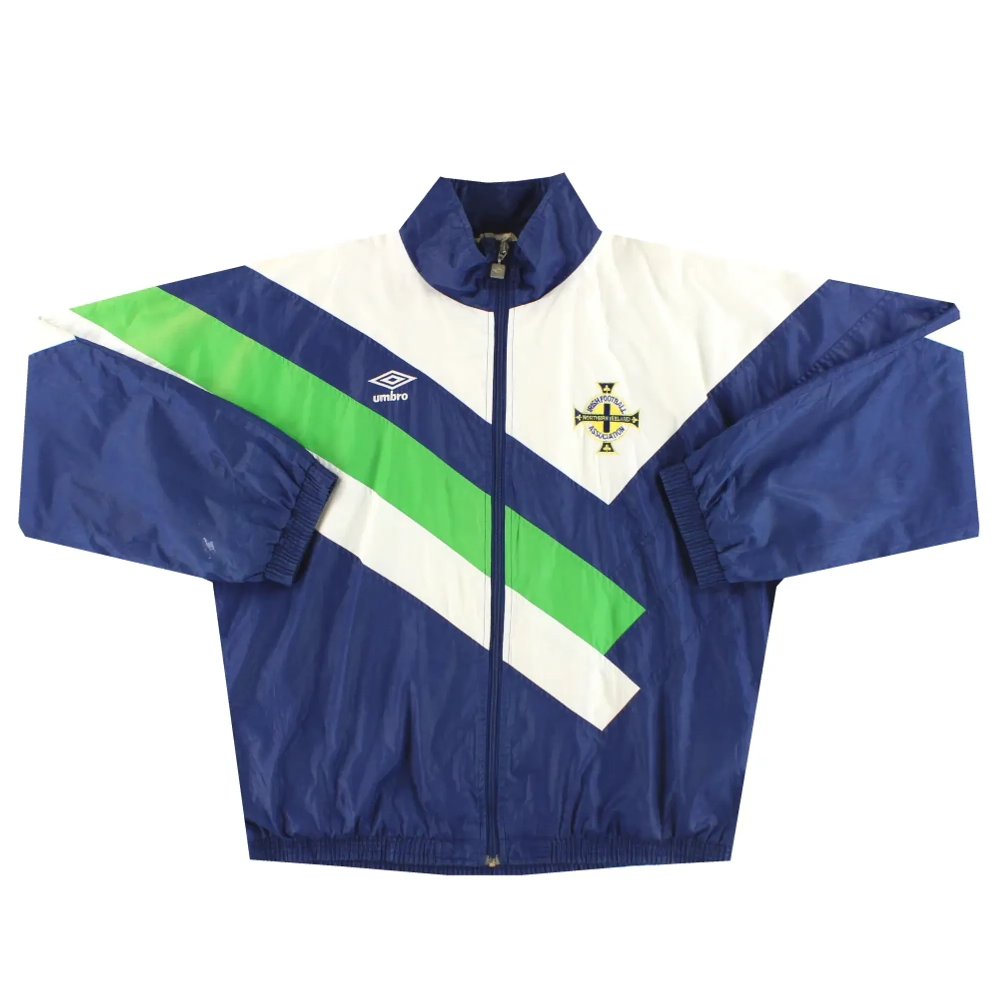 1991-93 Northern Ireland Umbro Track Jacket  XL - Northern Ireland / Very Good 