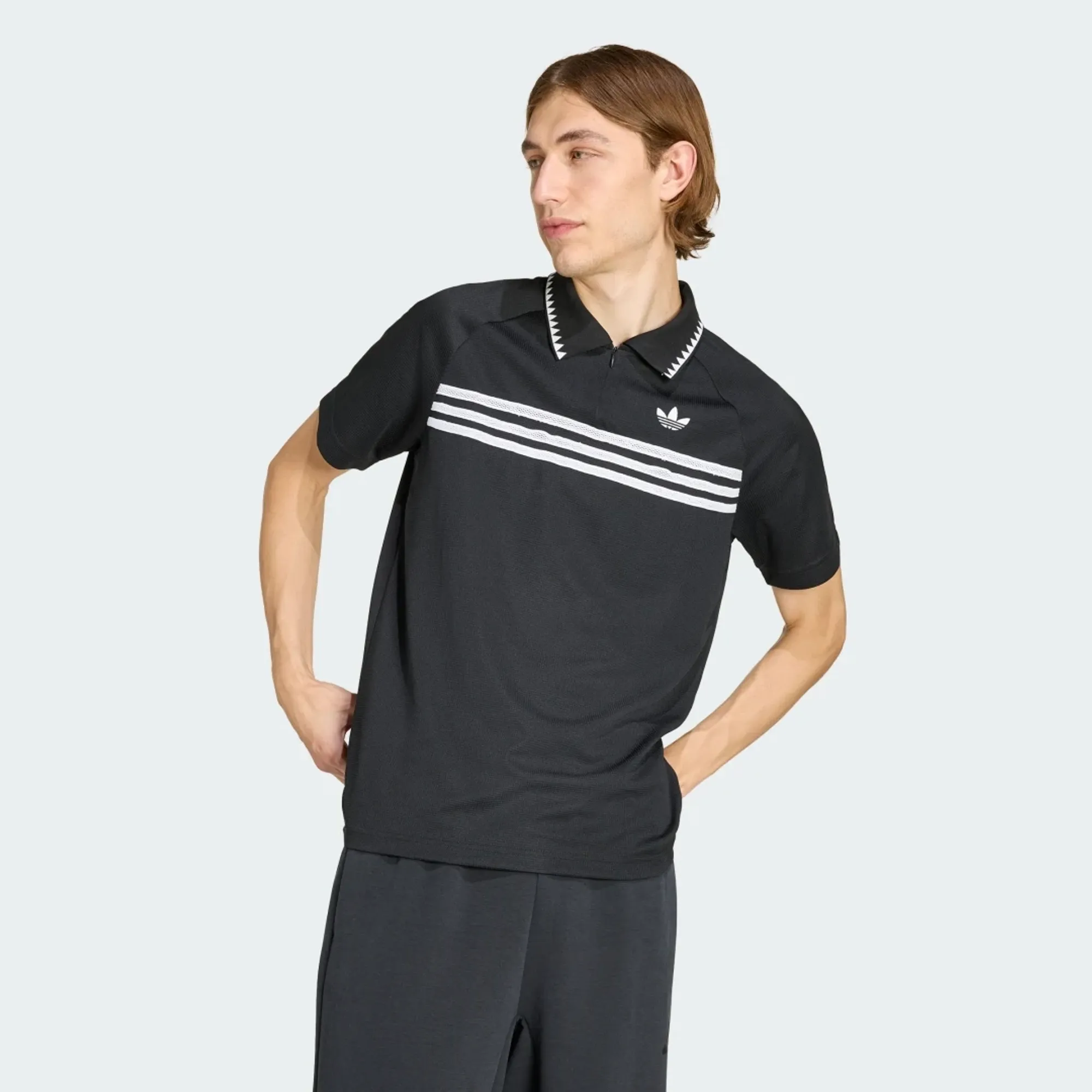 adidas CHEST STRIPES SLIM POLO