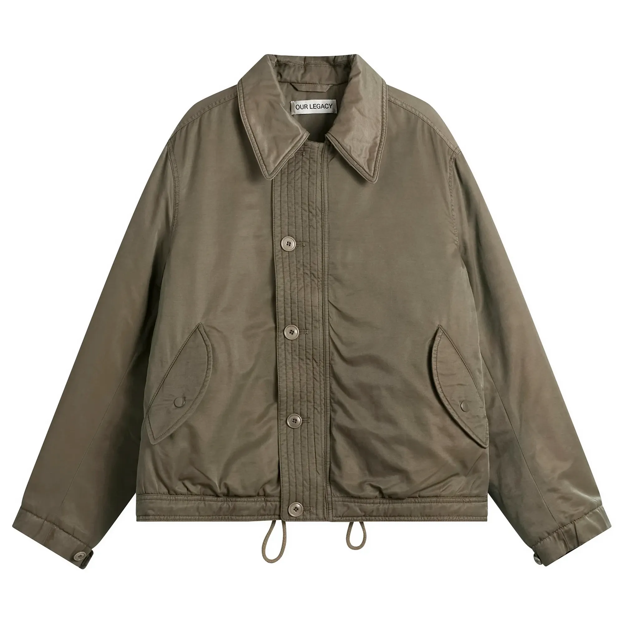 Our Legacy Men's Twill Auto Jacket Taupe Smoke