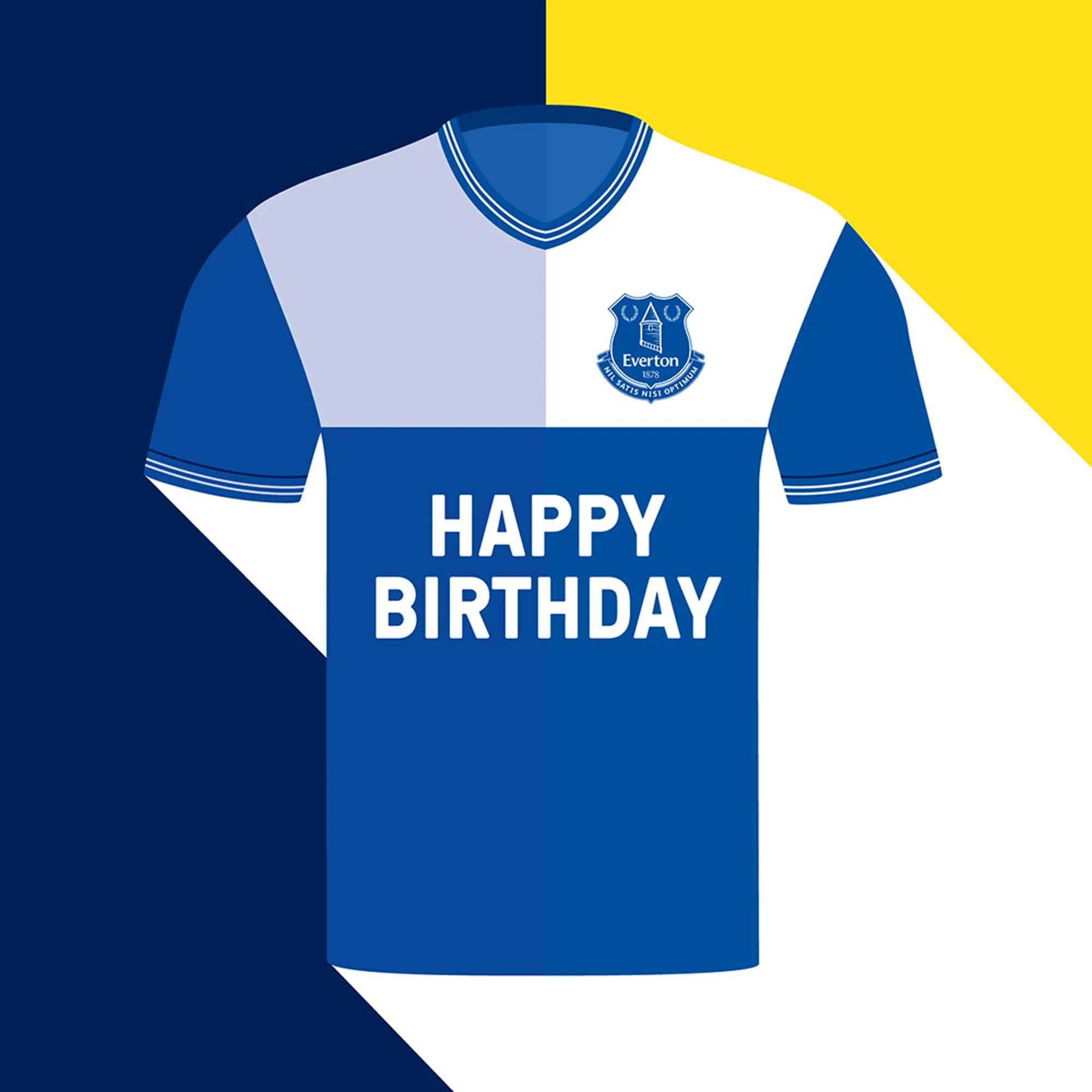 Everton Player Happy Birthday Card